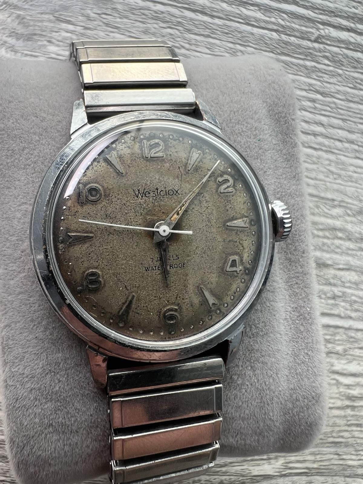 Vintage  Westclox 7 jewel waterproof men’s watch working