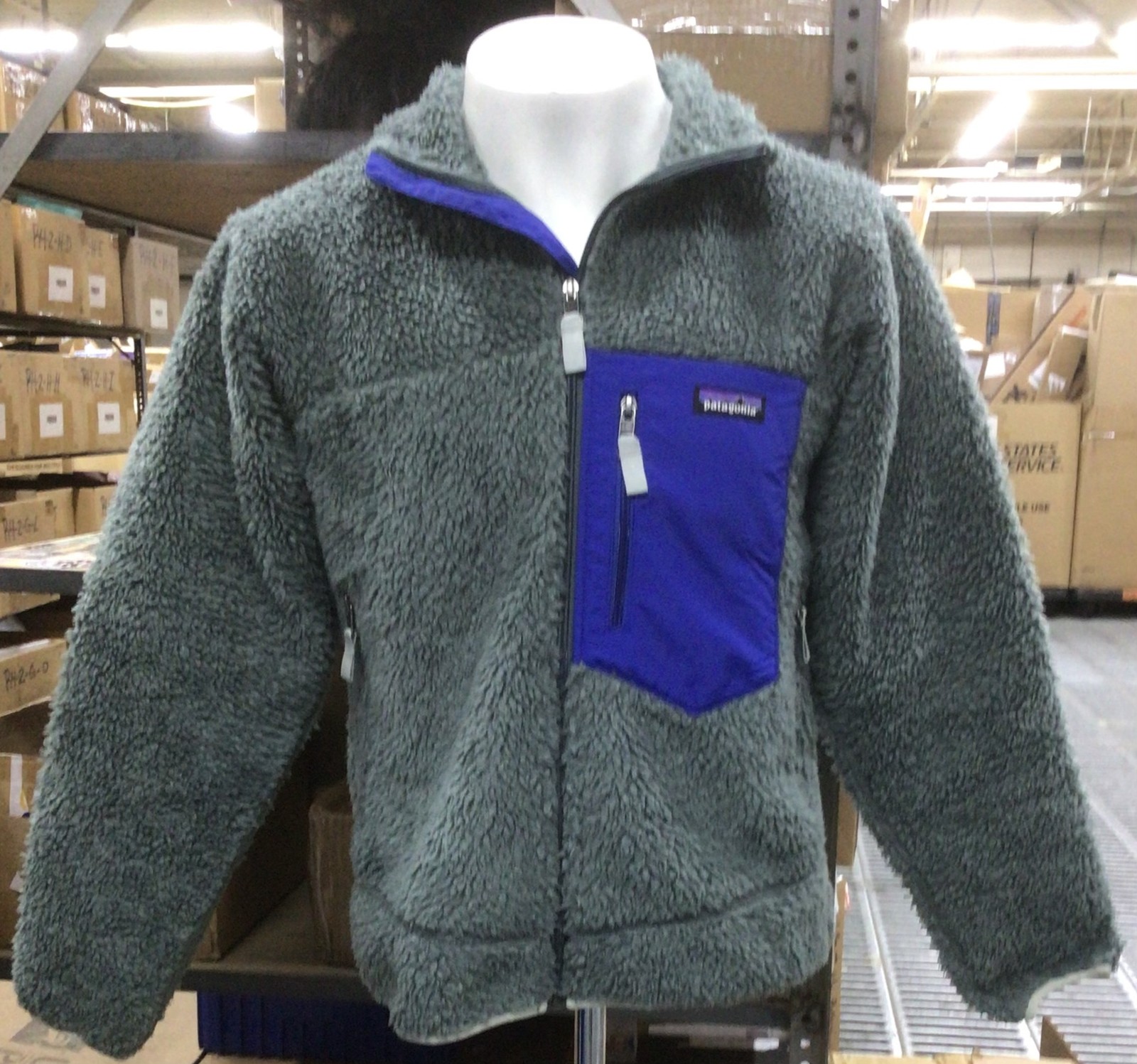 Patagonia Classic Retro X Jacket Men\'s M Nouveau Green Full Zip Fleece Outdoors