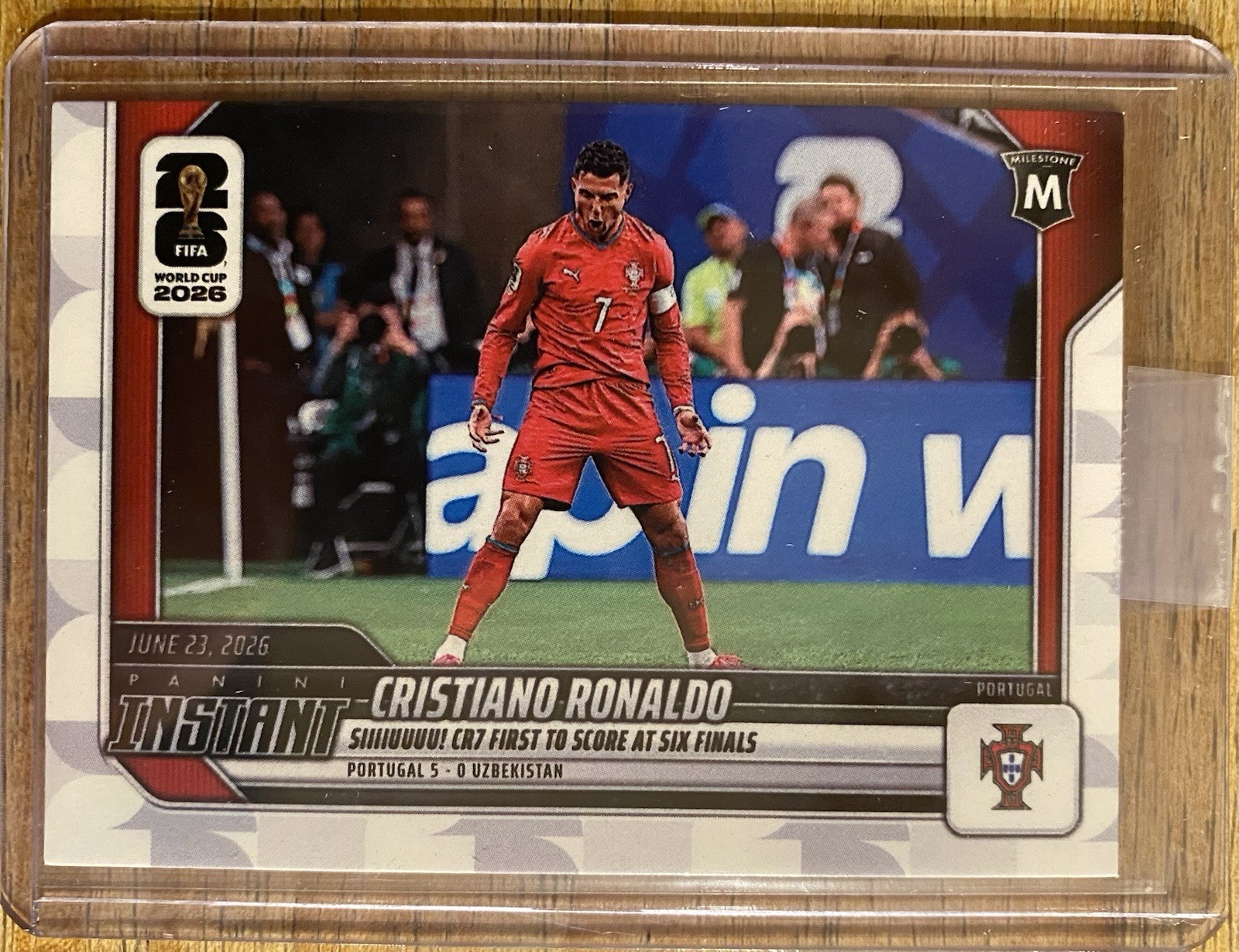 2026 Panini Instant FIFA World Cup #99 Cristiano Ronaldo Portugal PR: 13178