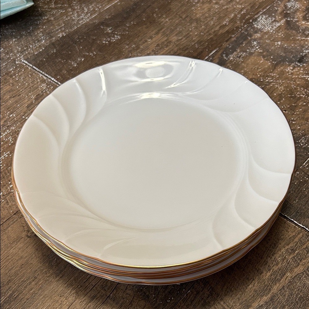 Mikasa Wedding Band Gold L9709 Salad Plate  8 1/8\