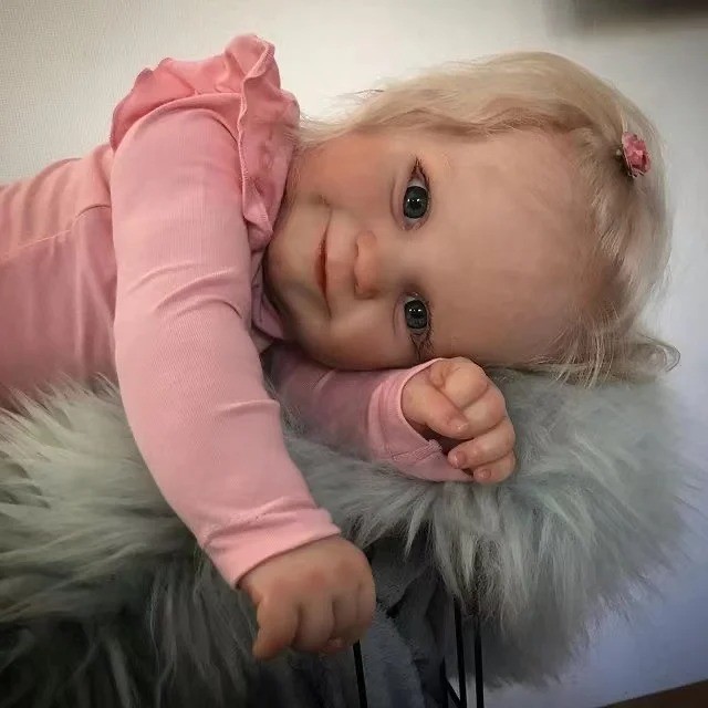 50CM Lifelike Maddie Soft Body Reborn Doll Gift Hand Painted with Visible Veins