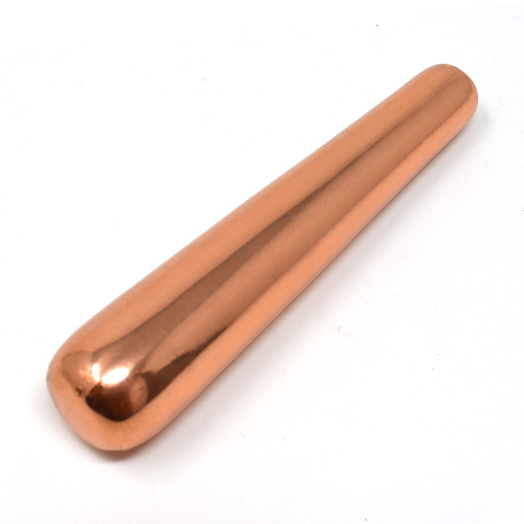 100% Solid Copper Massage Wand 3 in for Natural Therapy and Spiritual Healing