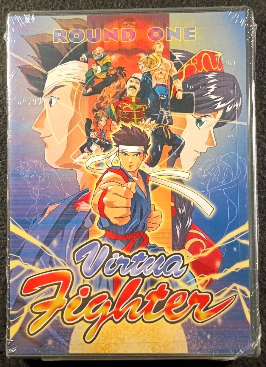2003 Virtua Fighter Round 1 (Episodes 1-12) SEGA DVD 2-Disc Set **NEW SEALED**