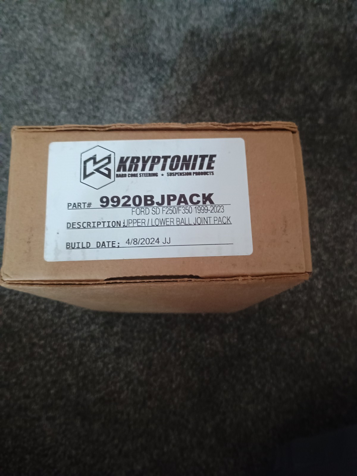 Kryptonite Upper & Lower Ball Joint Package For 1999-2023 Ford Super Duty