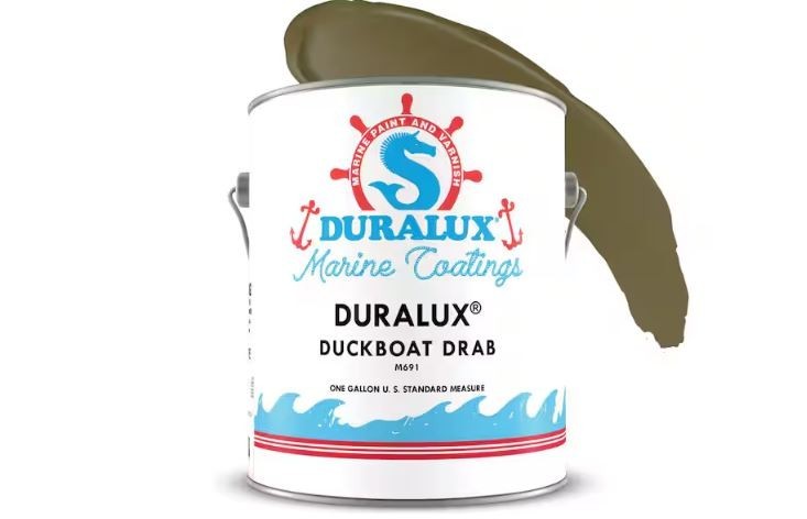 1 Gal. Camouflage Duck Boat Drab Marine Flat Enamel