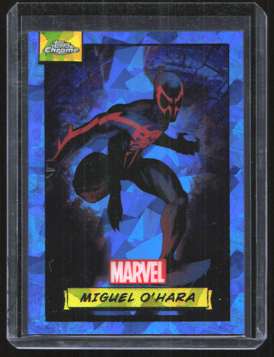 2024 Topps Chrome Marvel Sapphire Spider-Man 2099 Miguel O'Hara #14