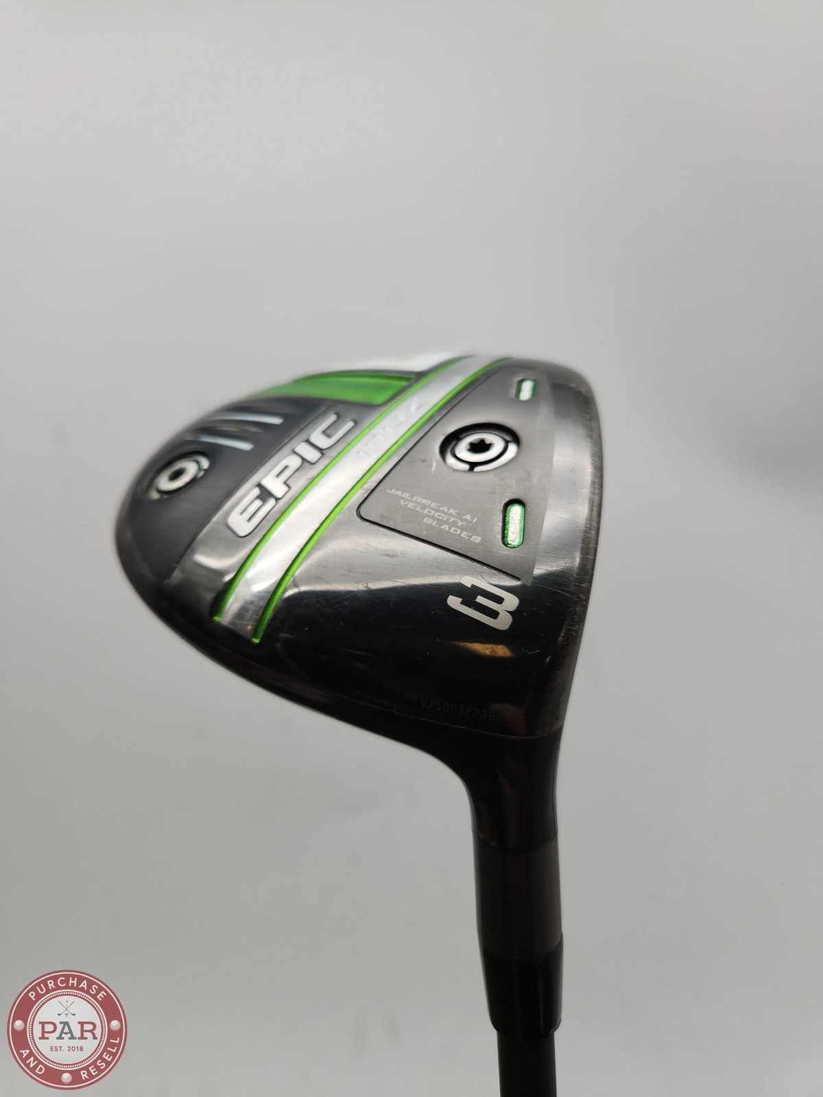2021 CALLAWAY EPIC MAX 3 WOOD REG PROJX CYPHER FIFTY 5.5 +HC GOOD