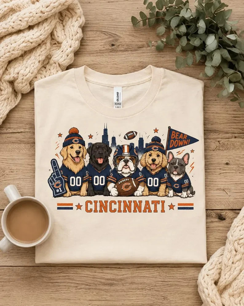 Cincinnati Football Dog T shirt | Dog Game Day Shirts