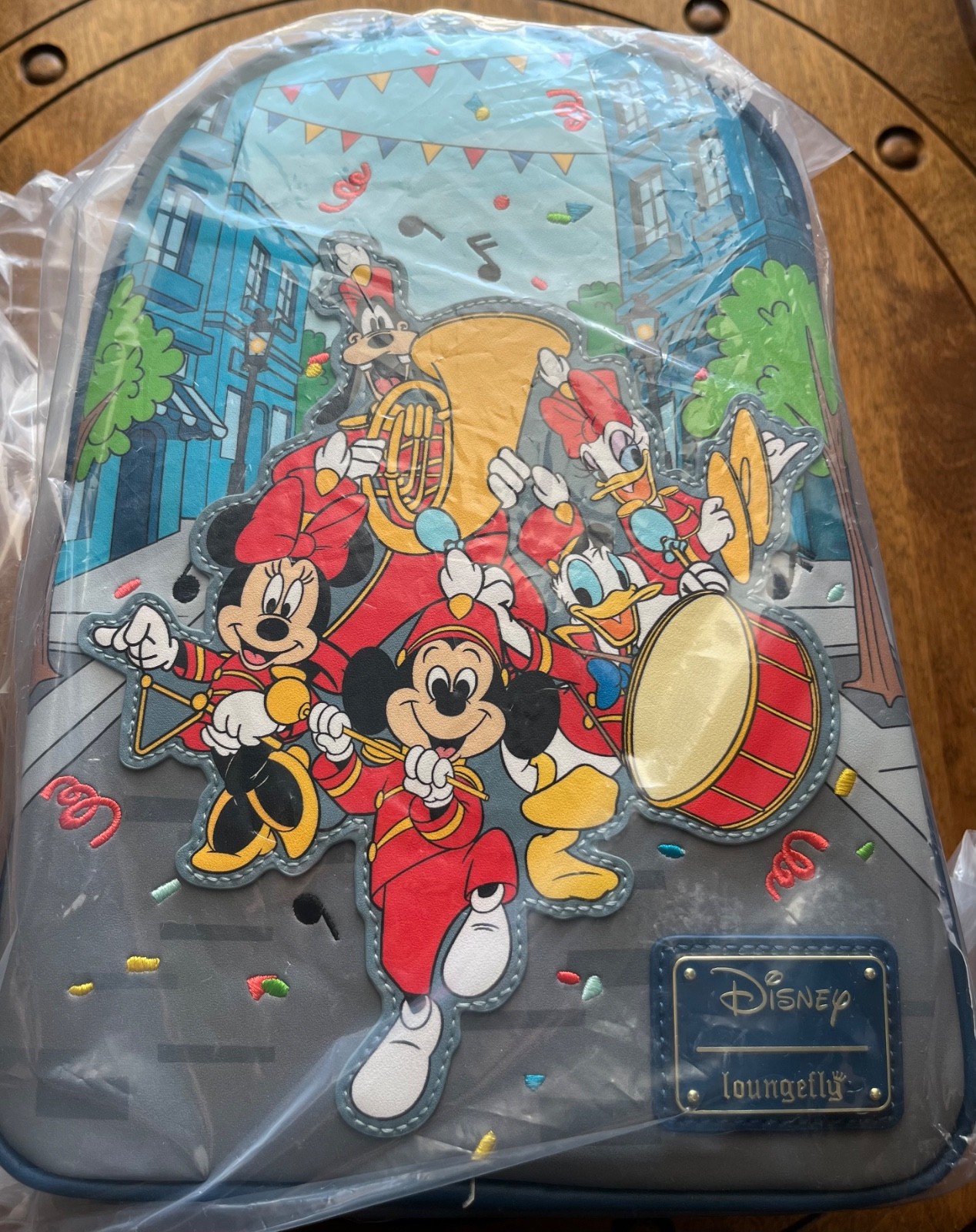 LOUNGEFLY DISNEY MICKEY MOUSE MARCHING BAND BACKPACK NWT