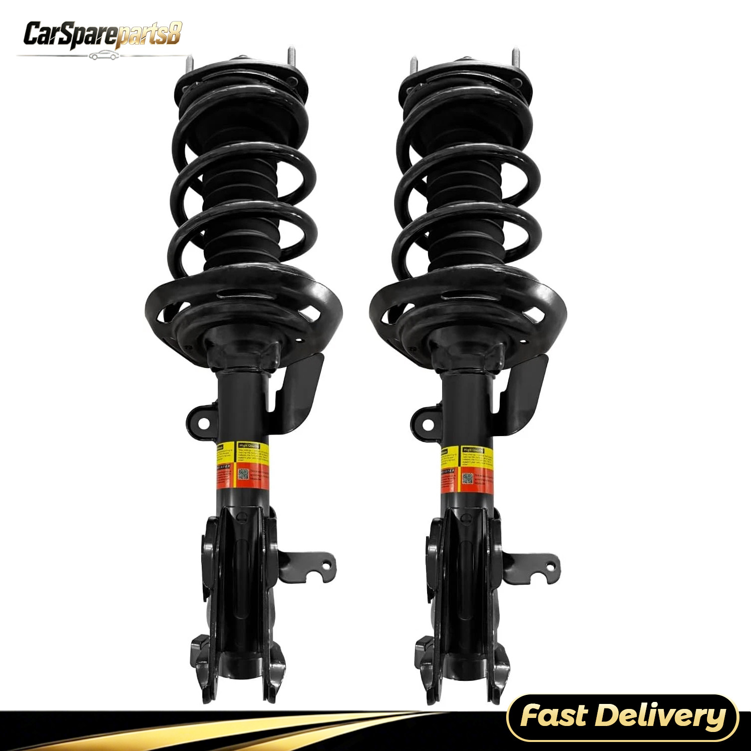 Pair Front Electronic Shock Strut Assembly For Acura MDX 2007-13 ZDX 2010-13