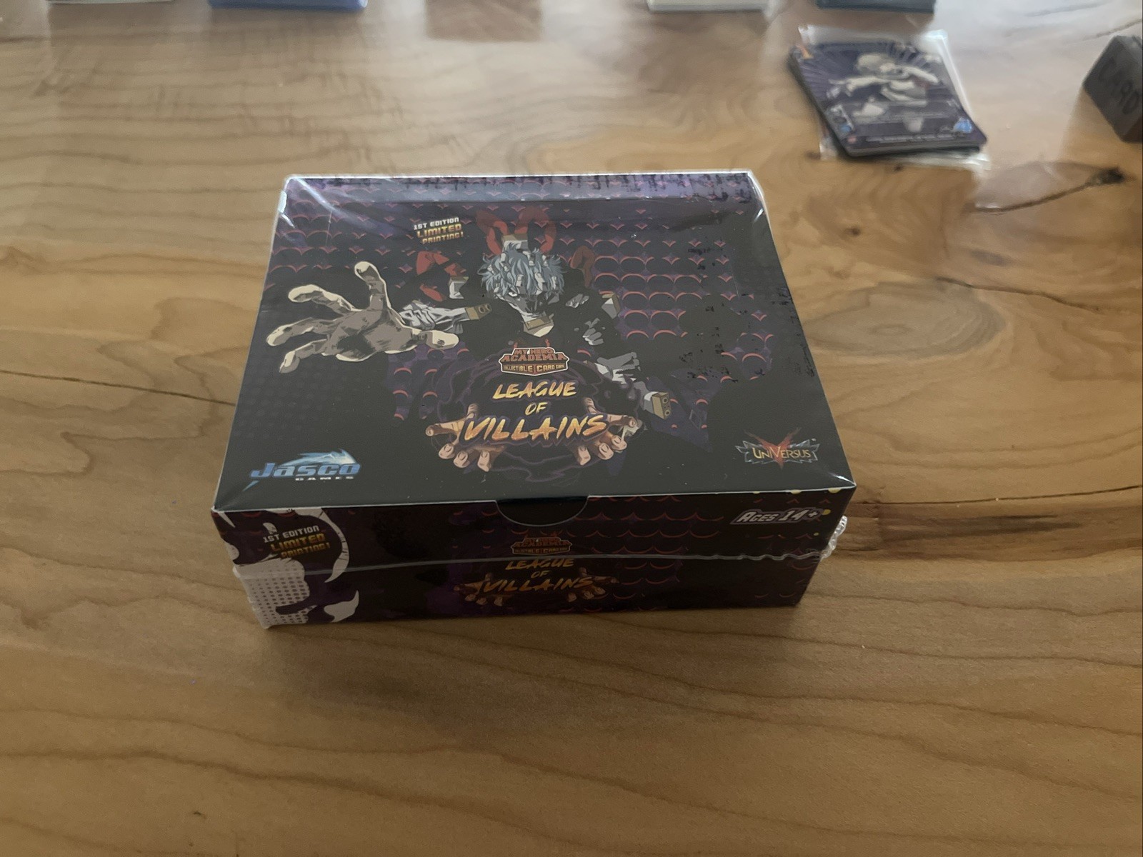 My Hero Academia CCG League Of Villains 1st Ed Limited Printing Booster Box
