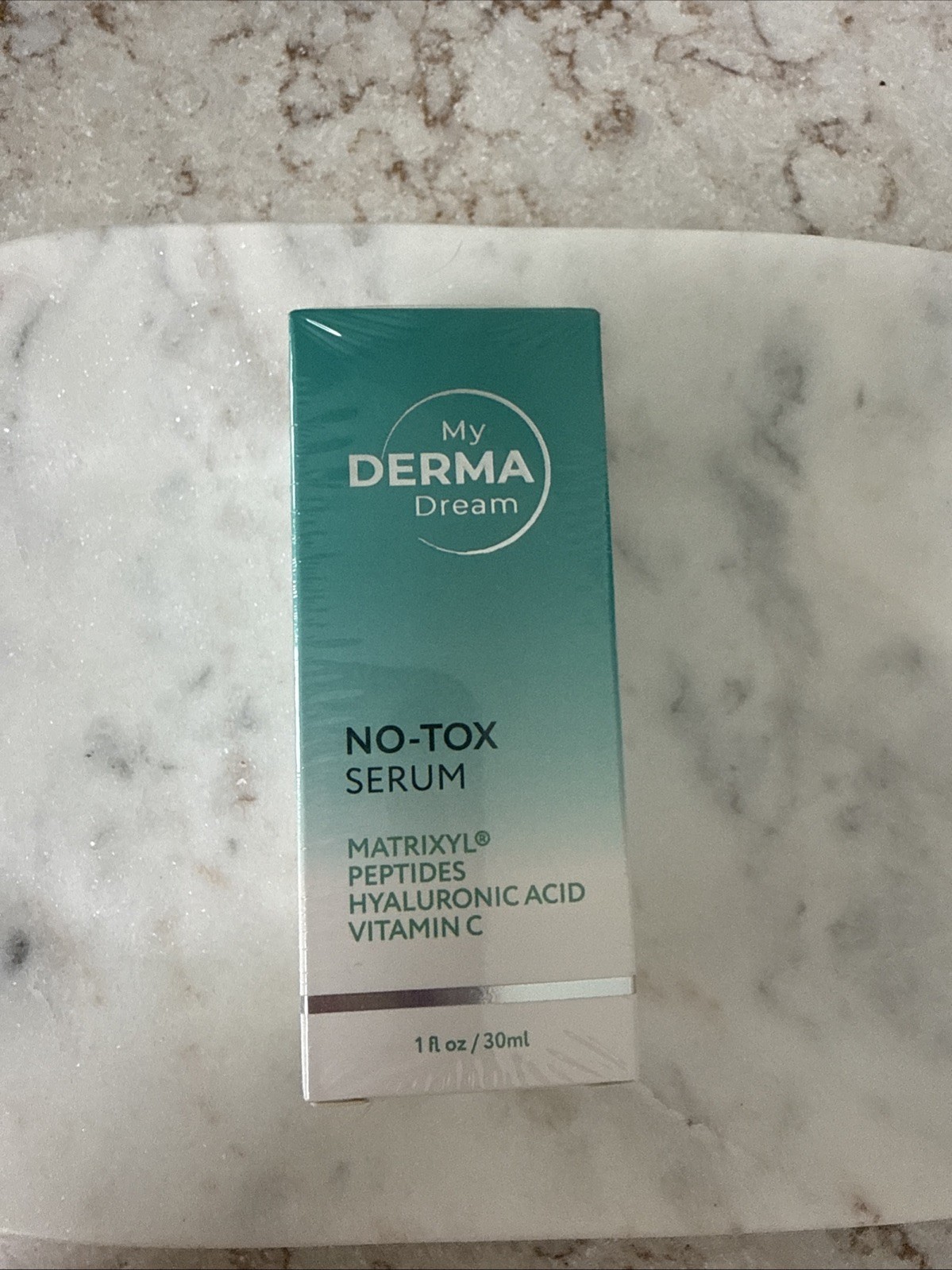 MY DERMA Dream NO-TOX Serum 30ml/1 Oz Matrixyl Peptides Hyaluronic Acid. Sealed