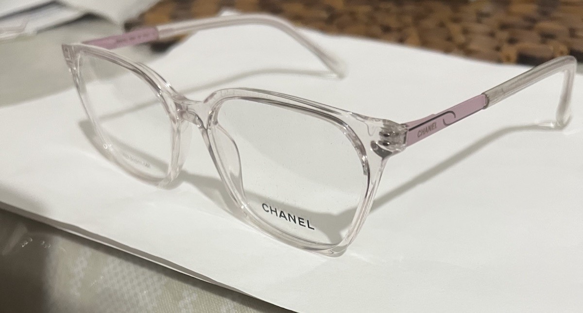Chanel Eyeglasses Frame,transparent&pink ,51,17,144, Woman.(50% Off)v Nice