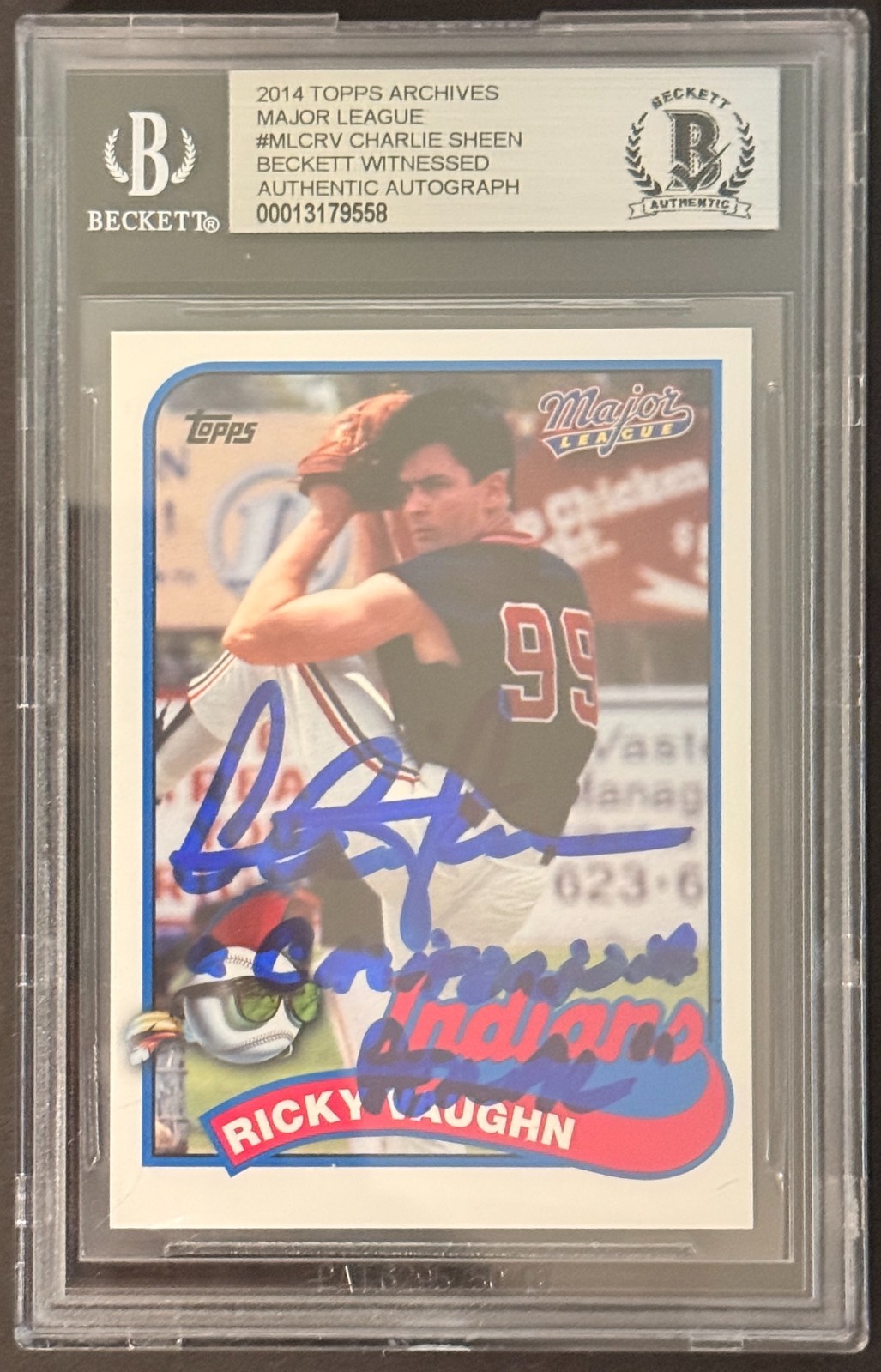 Charlie Sheen Signed 