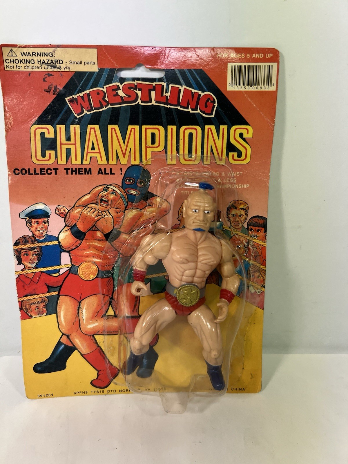 Wrestling Champions - KO - Vintage Action Figure - Sealed Wrestling Champions - KO - Vintage Action Figure - Sealed