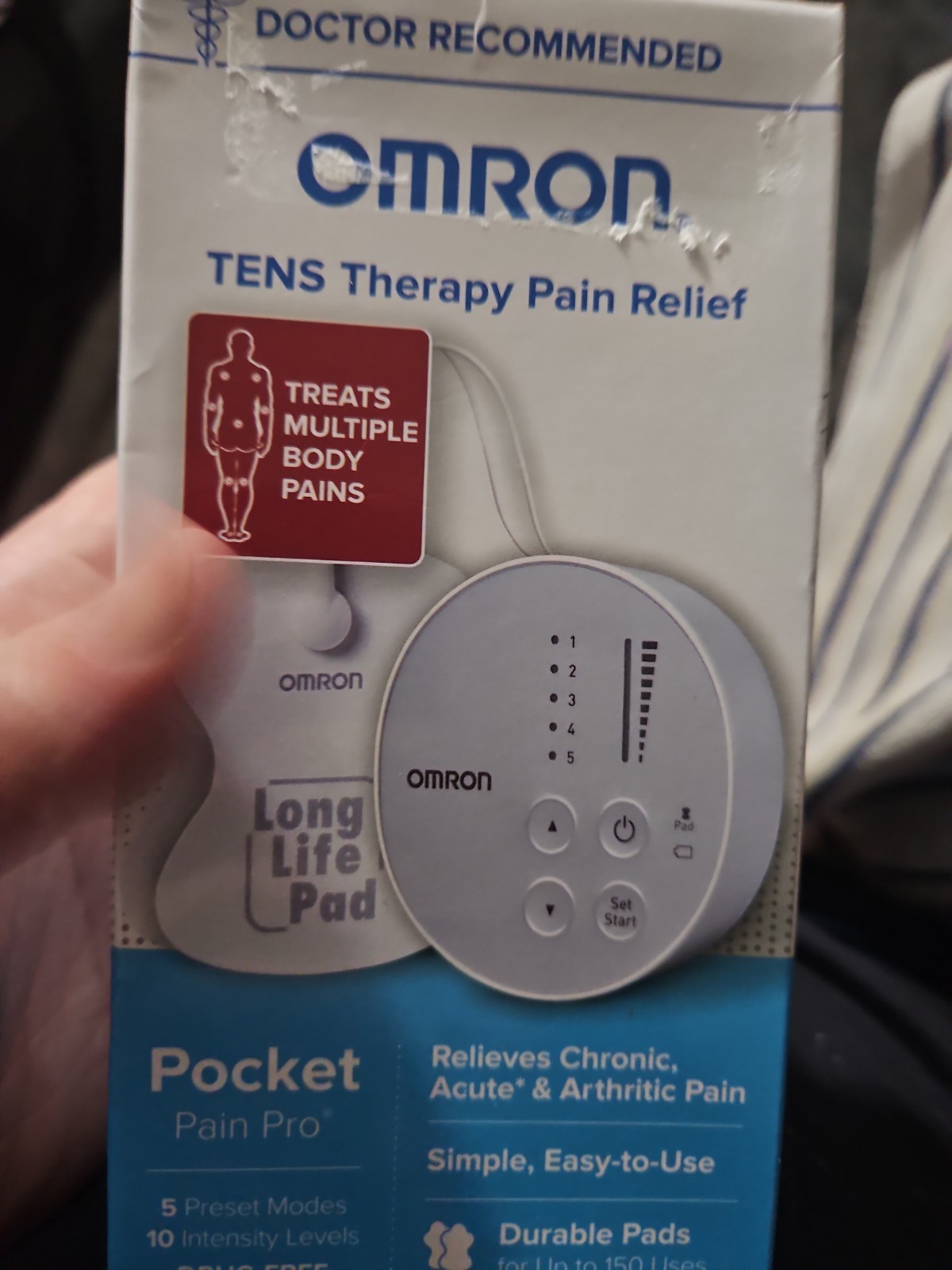 Omron PM400 Pocket Pro TENS Therapy Pain Reliever - 2029 Omron PM400 Pocket Pro TENS Therapy Pain Reliever - 2029