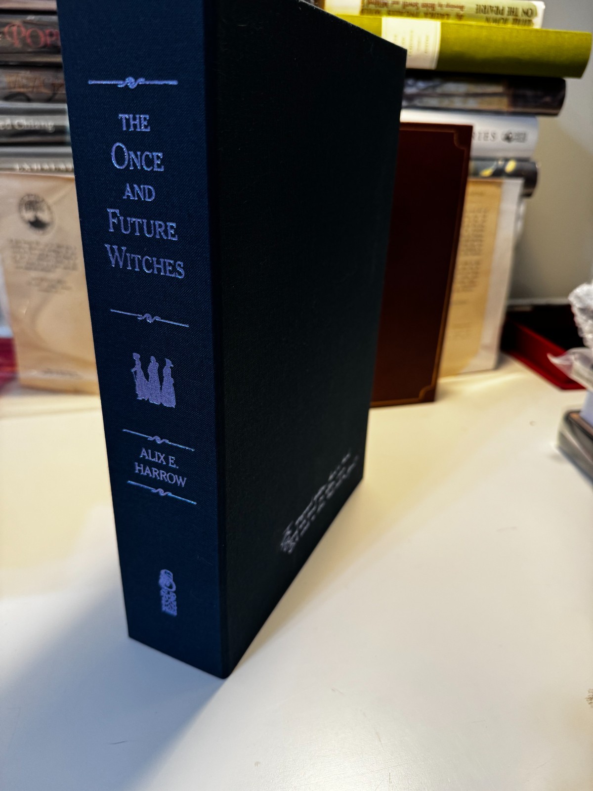 Alix Harrow The Once and Future Witches Signed LETTERED Subterranean LEATHER