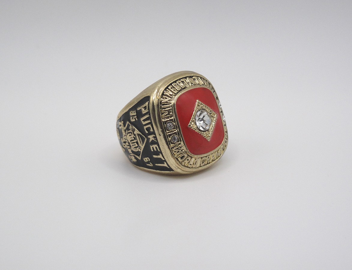 Kirby Puckett 1991 Minnesota Twins World Series Champions Replica Player Ring Kirby Puckett 1991 Minnesota Twins World Series Champions Replica Player Ring