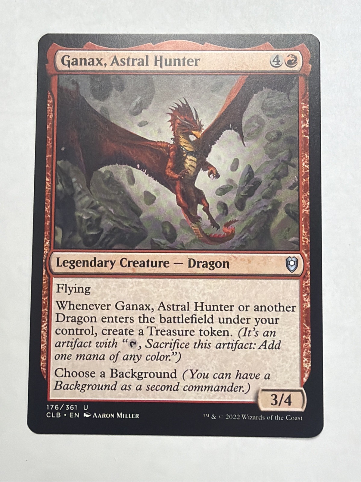 MTG Commander Legends: Battle for Baldur\'s Gate - Ganax, Astral Hunter #176 NM