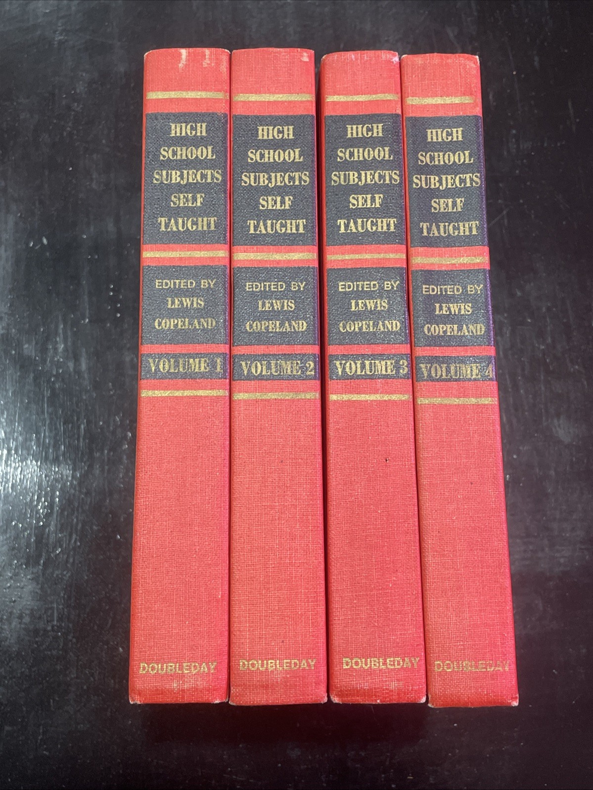 High School Subjects Self-Taught Revised and Enlarged Edition 4-Volume Set 1964