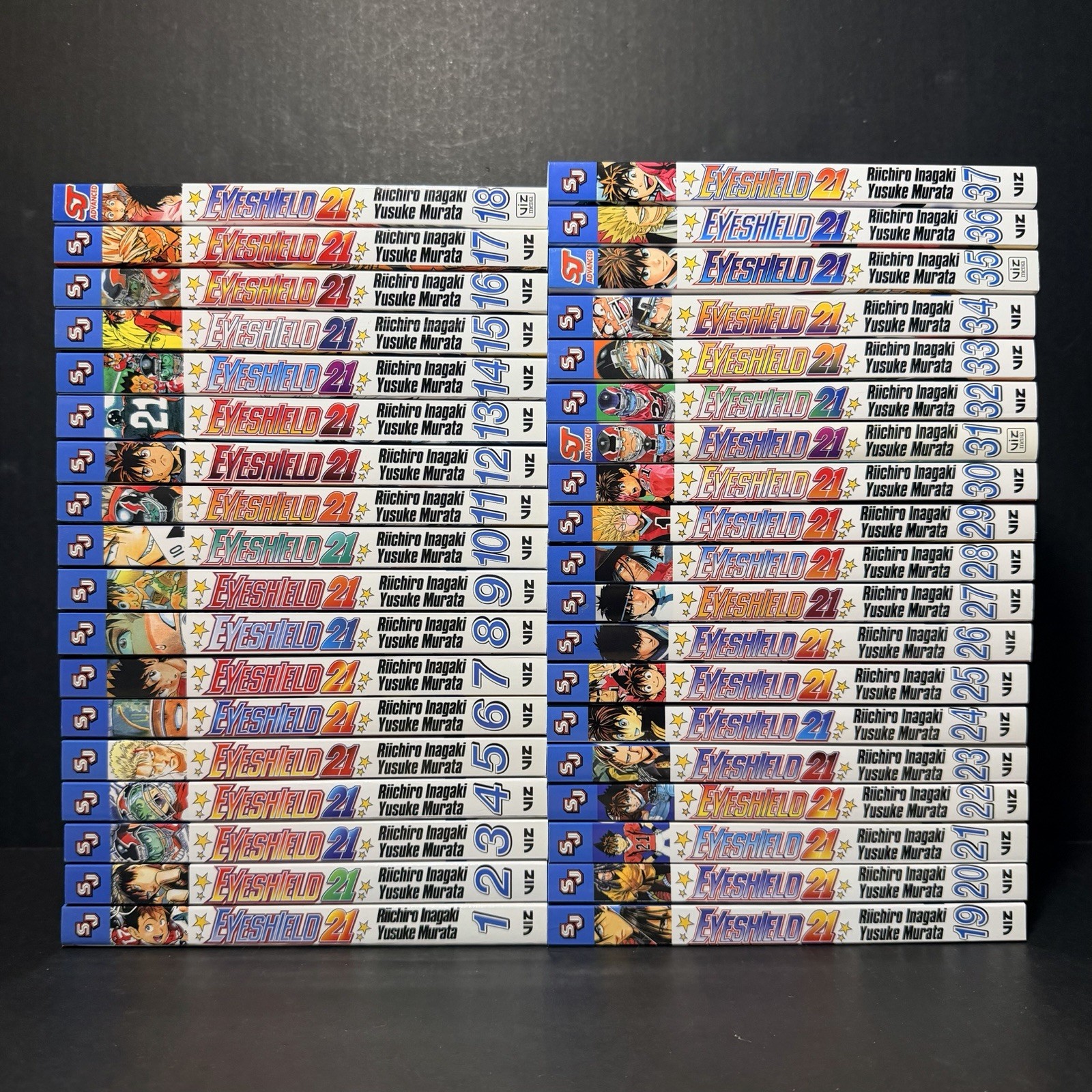 Eyeshield 21 Manga Volumes 1-37 Brand New English Authentic Viz Media Complete Eyeshield 21 Manga Volumes 1-37 Brand New English Authentic Viz Media Complete