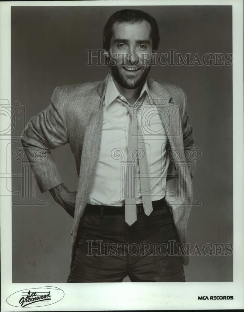 1985 Press Photo Musician Lee Greenwood - nop32746