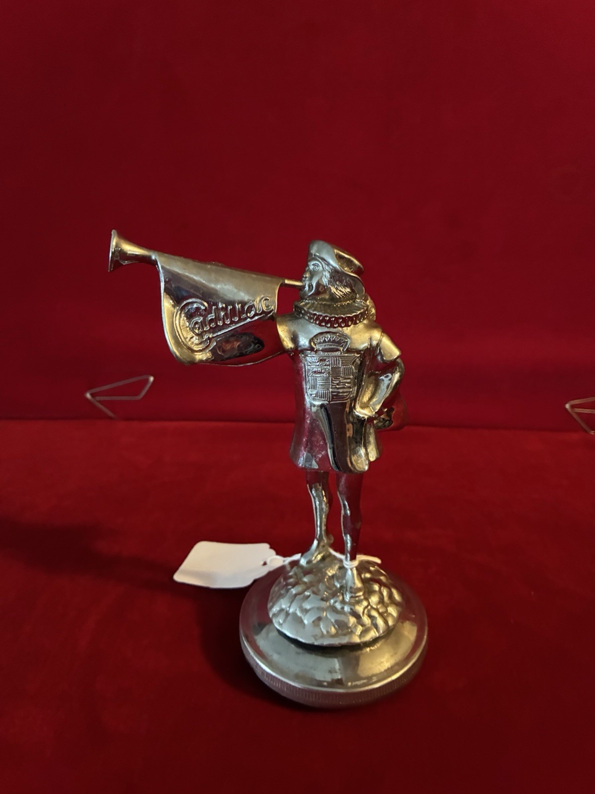 Cadillac Trumpeter/Heralder early reproduction with Cap Hood Ornament Mascot.