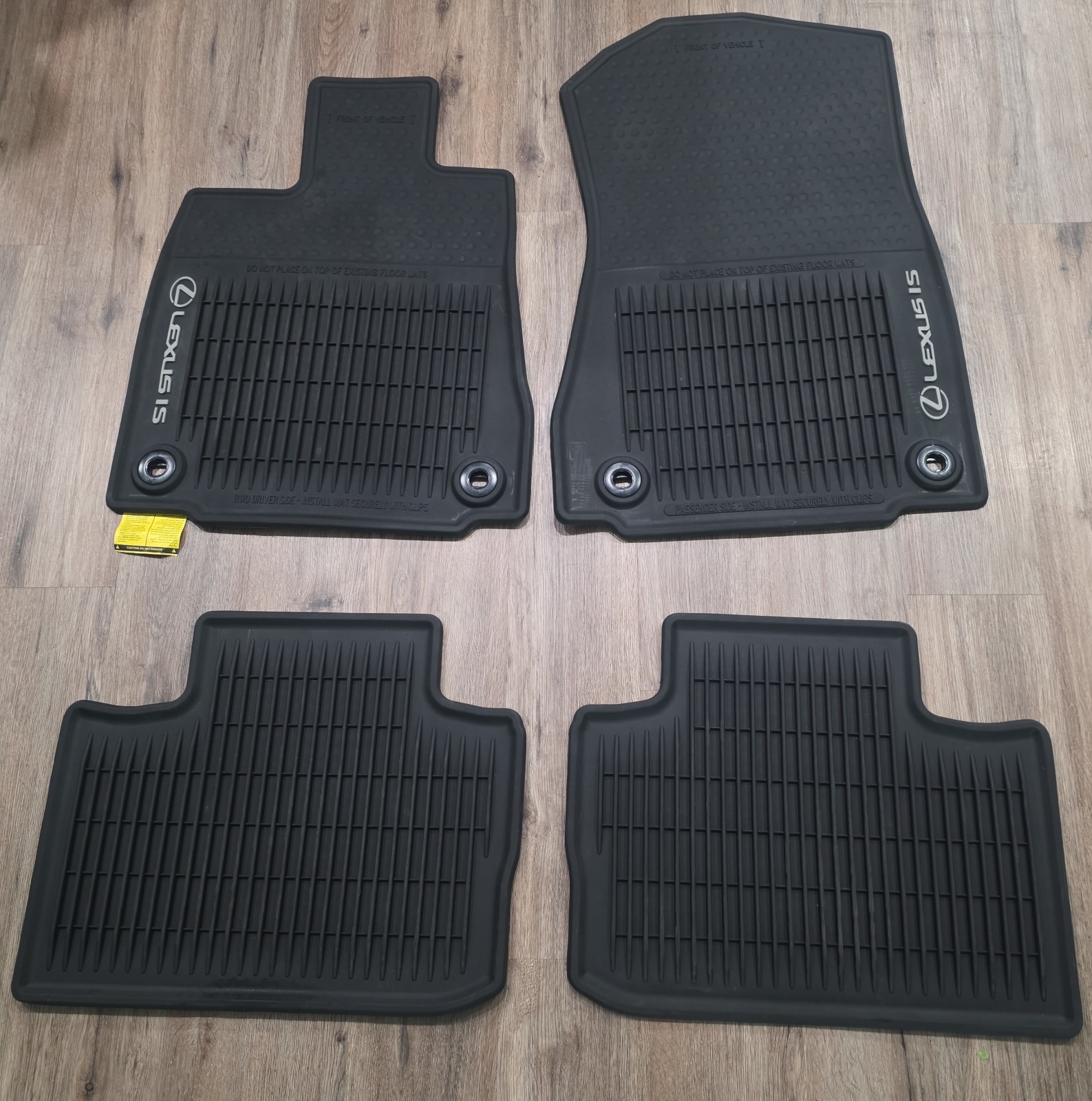 OEM 2021-2026 Lexus IS 350 F SPORT  All Weather Floor Mats RWD OEM