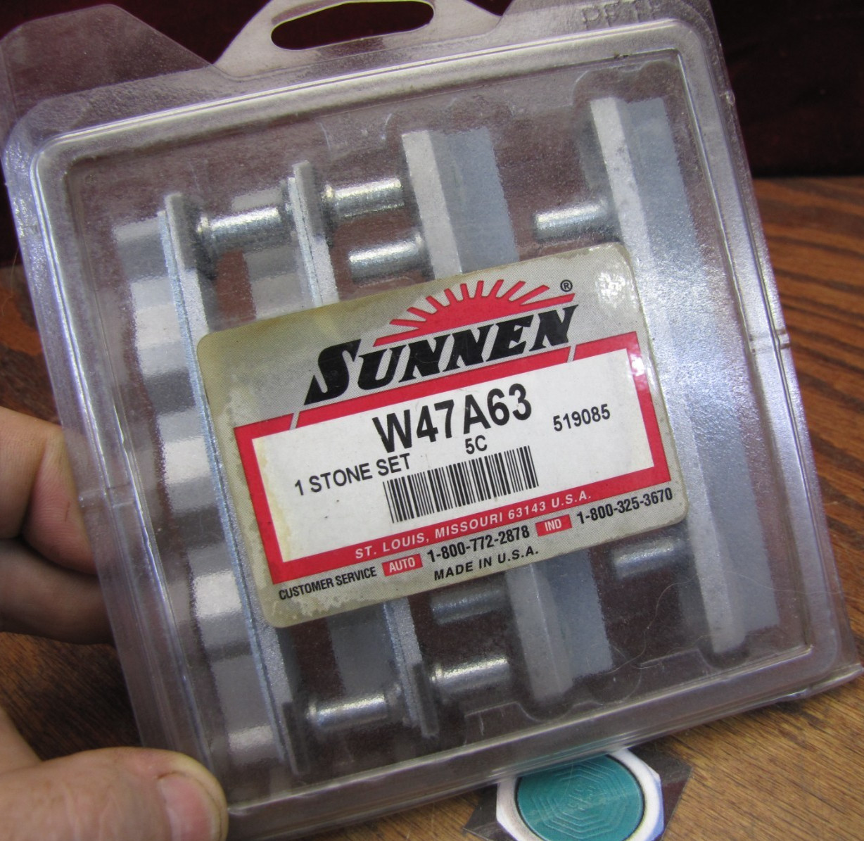 Sunnen W47A63 Honing Stone Set 5C Aluminum Oxide 280 Grit 4.1 Sunnen W47A63 Honing Stone Set 5C Aluminum Oxide 280 Grit 4.1