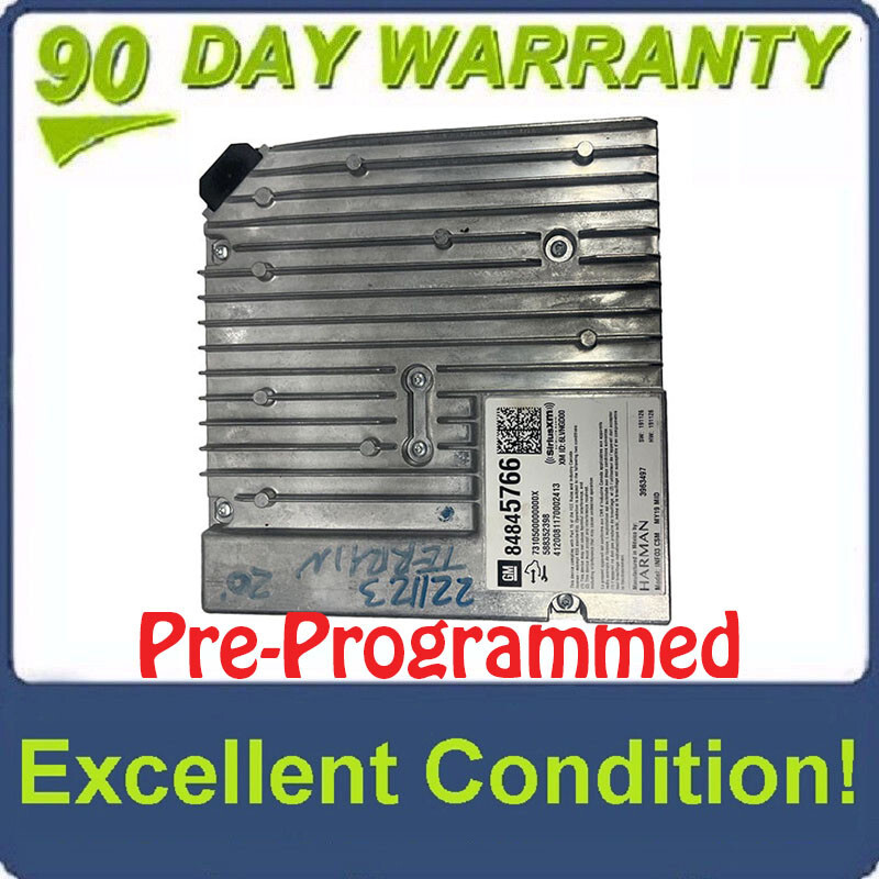 Pre-Programmed 2019-2022 Chevy Chevrolet Cadillac GMC OEM MID Bluetooth 84679983