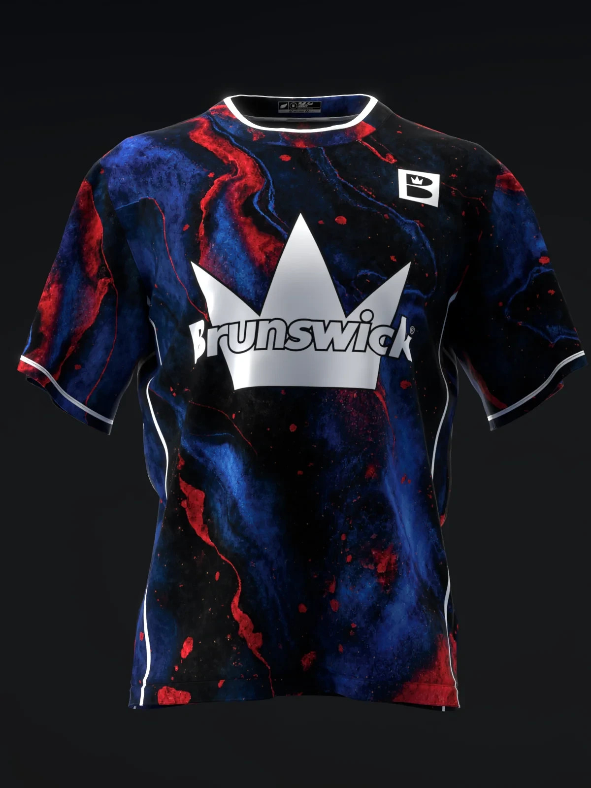 Persionalized Name Brunswick - Fury Hybrid RBB Bowling Jersey Men’s - Women’