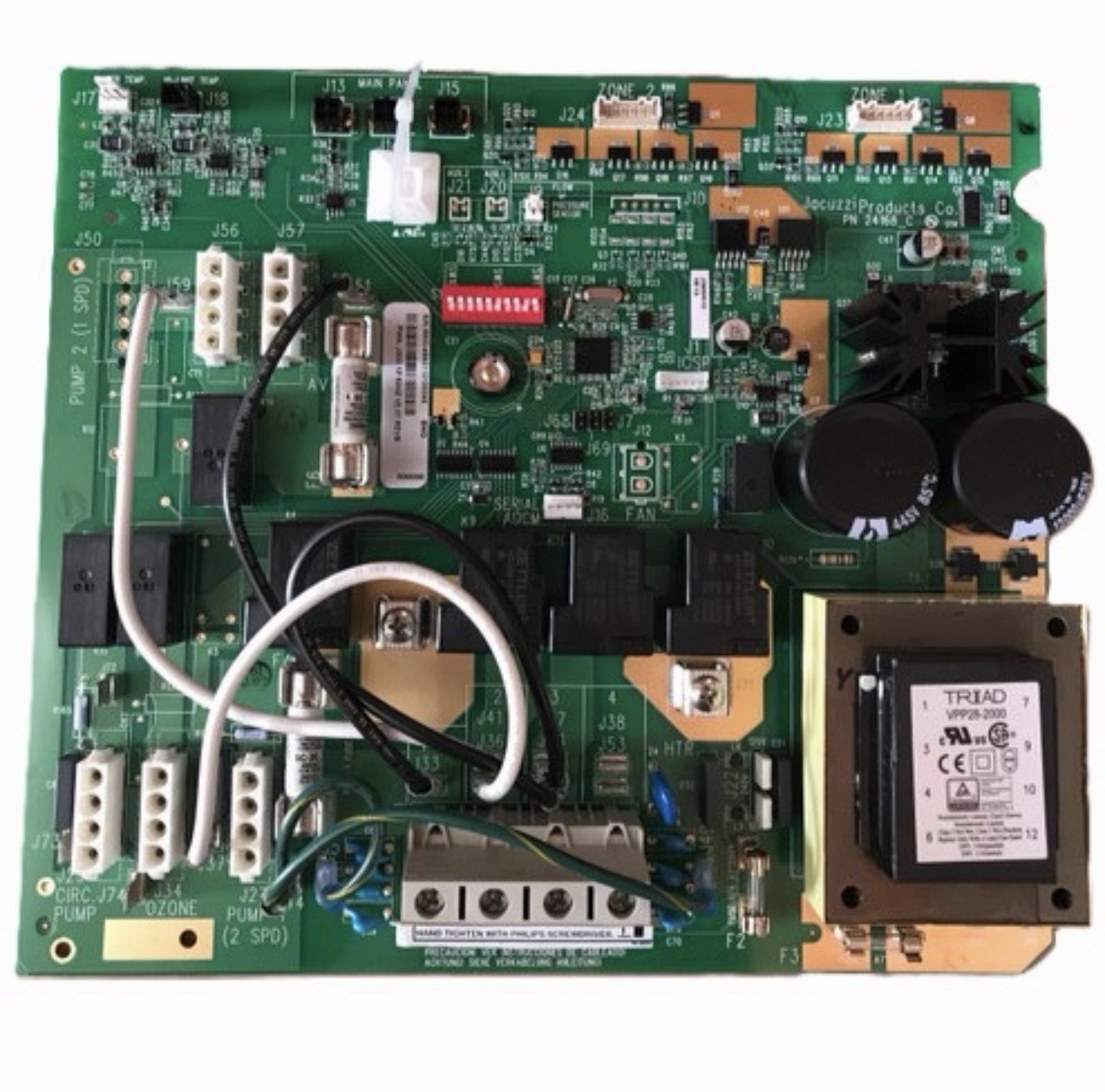 Sundance Spas 6600-499 Circuit Board J300 120/240V 60Hz Hot Tub Control PCB