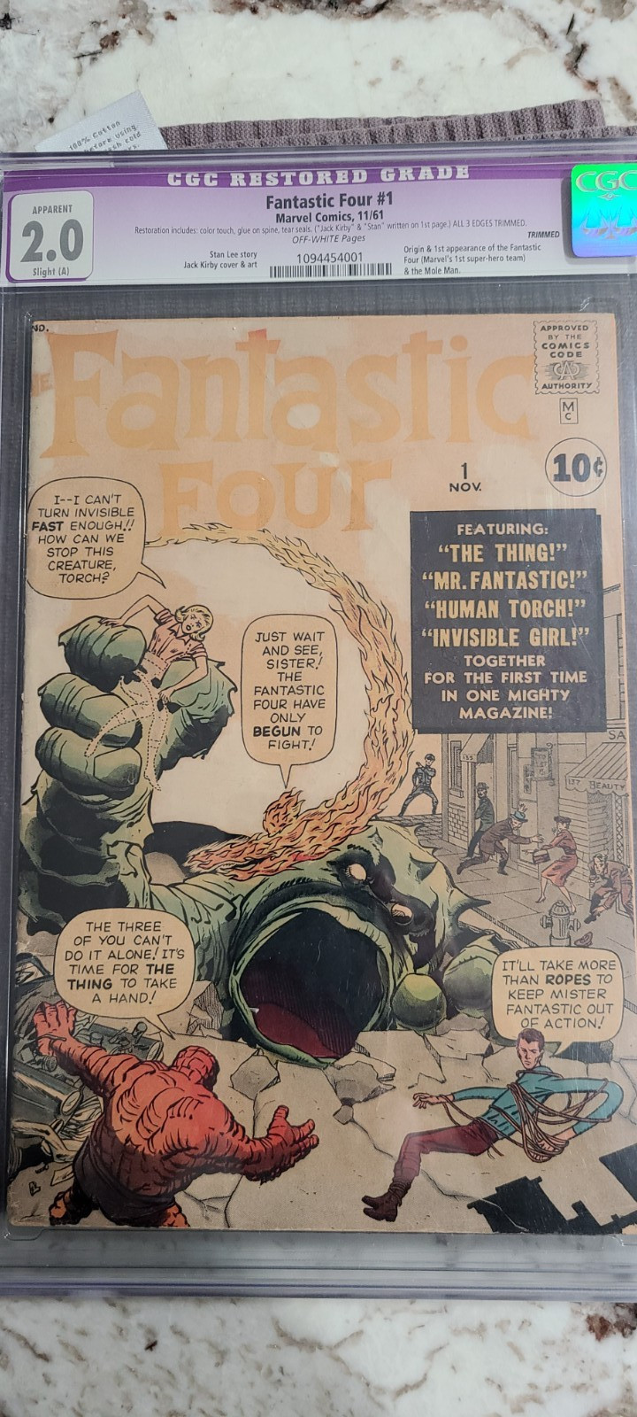 Fantastic Four #1 (Marvel Comics November 1961) Fantastic Four #1 (Marvel Comics November 1961)
