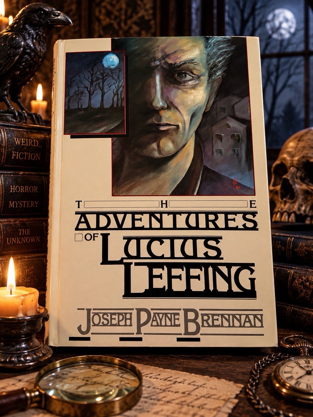 JOSEPH PAYNE BRENNAN ADVENTURES OF LUCIUS LEFFING SIGNED 1ST ED LTD 1000 RARE HC