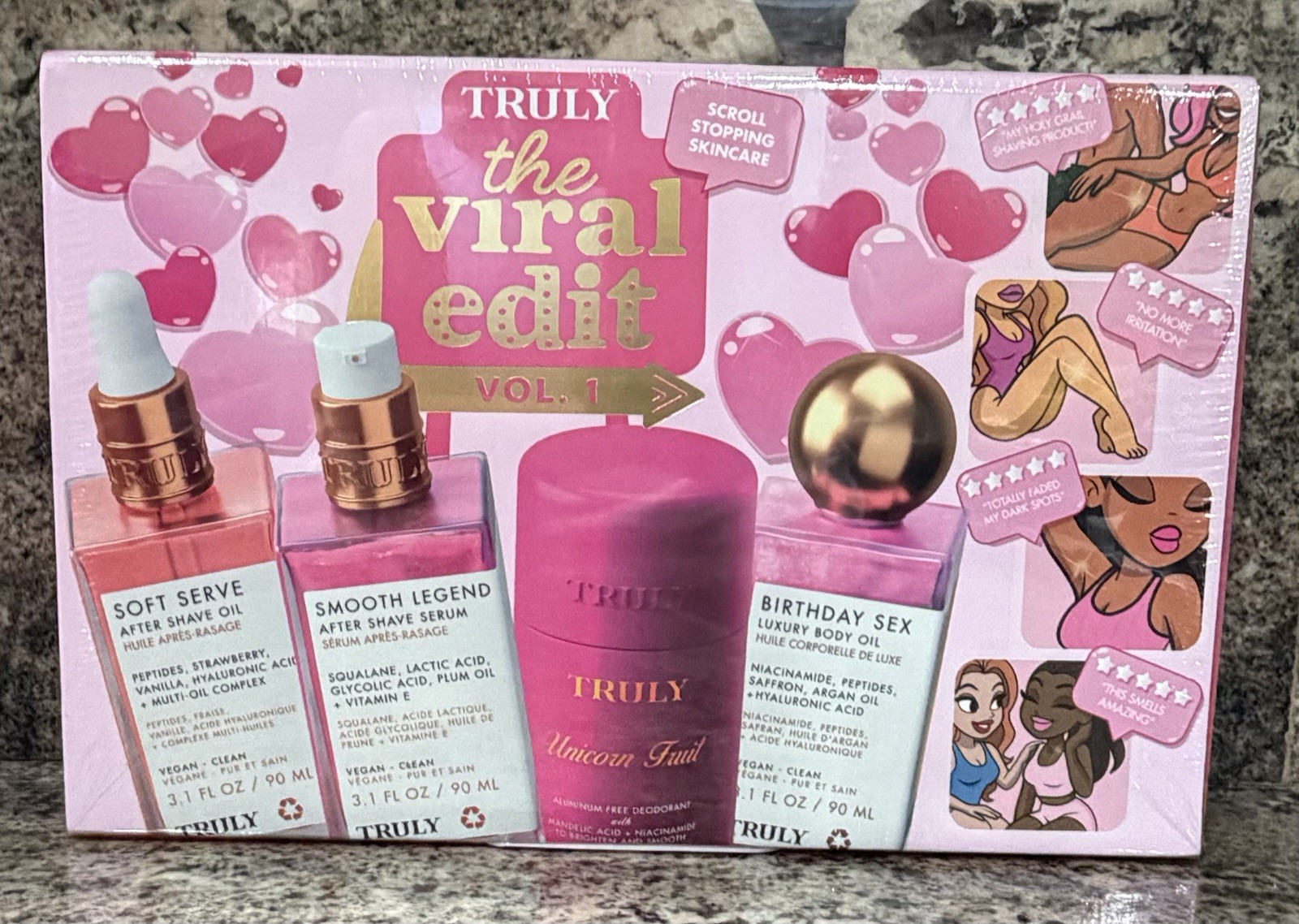 TRULY The Viral Edit Vol. 1 Gift Set Full Size Body Care Set NEW sealed TRULY The Viral Edit Vol. 1 Gift Set Full Size Body Care Set NEW sealed