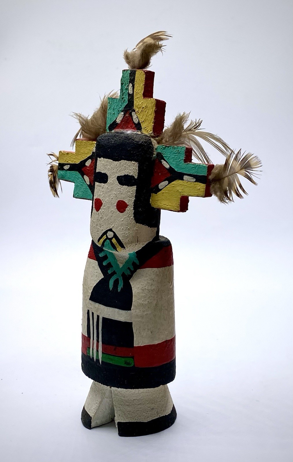 VTG Hopi Kachina Doll By George Pooley Butterfly Maiden Palhik Mana Route 66