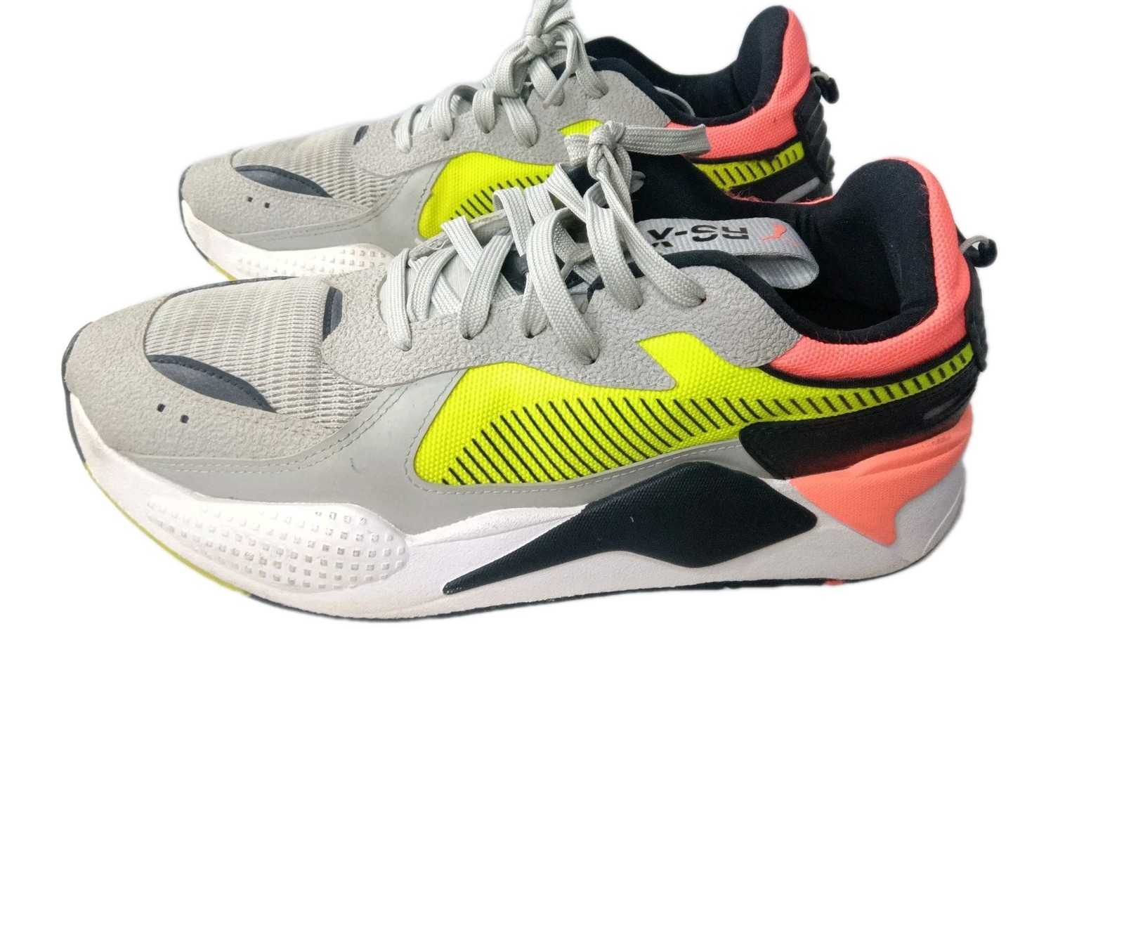 PUMA RS-X Shoes Hard Drive Grey Yellow Red Sneakers Men\'s Size 12 