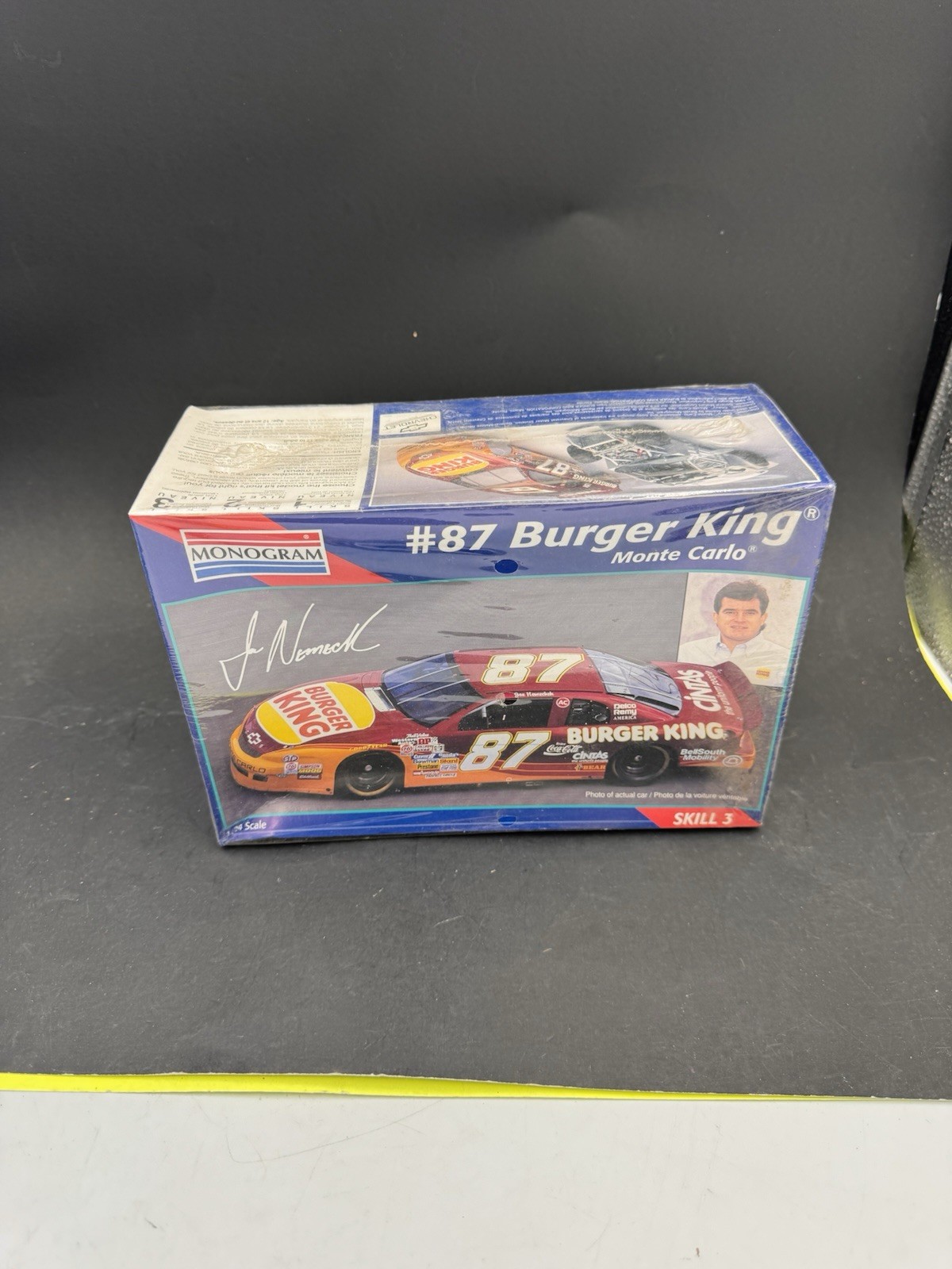 1995 Monogram Joe Nemechek #87 Burger King 1:24 Model Kit New Sealed Monte Carlo