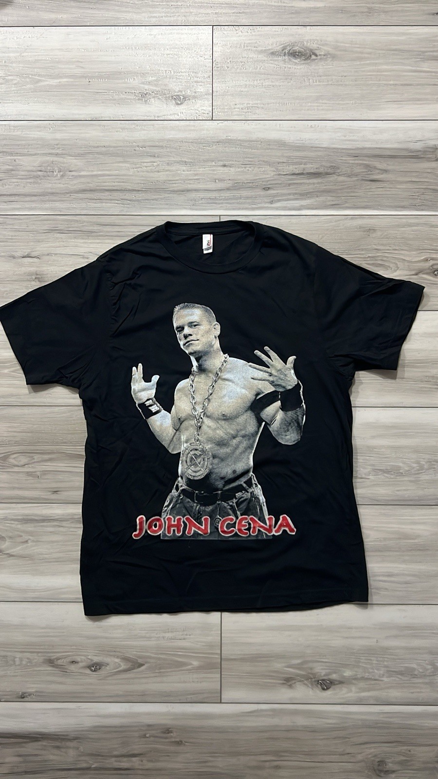 John Cena WWE Short Sleeve Y2K Vintage Graphic T Shirt Size Large Wrestling John Cena WWE Short Sleeve Y2K Vintage Graphic T Shirt Size Large Wrestling