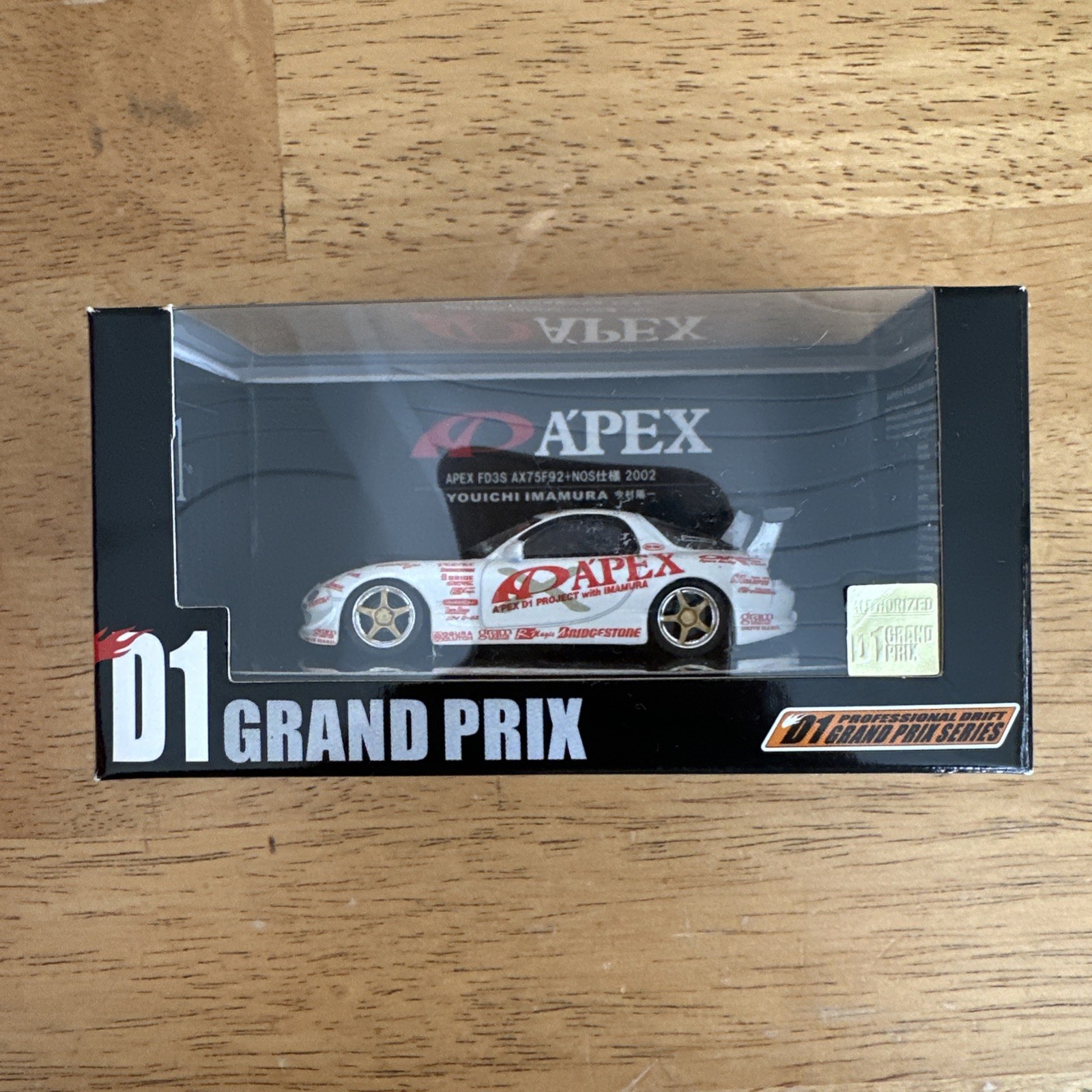 Hot Works 1/64 D1 GP Drift 2002 Mazda Rx-7 FD3s Apex AX75F92 NOS Youichi Imamura