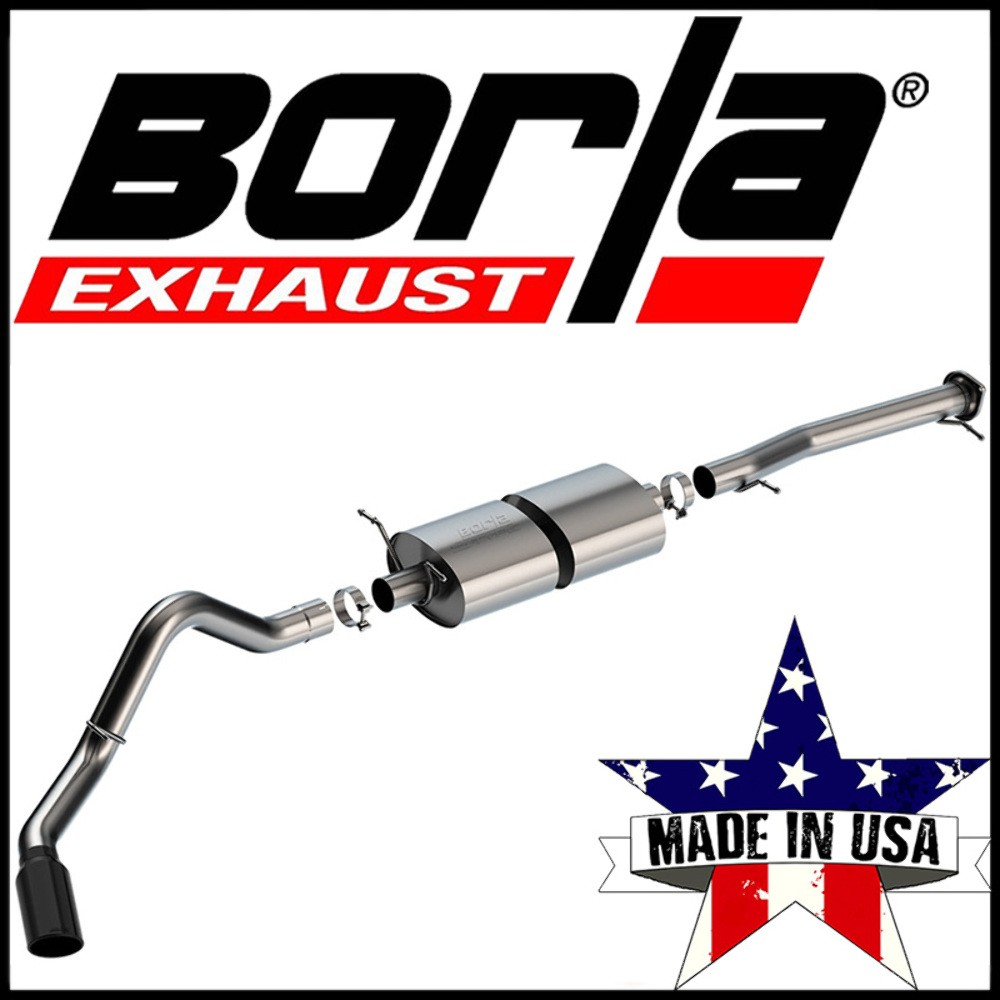 Borla Cat-Back Exhaust System 20-26 Silverado Sierra 2500 3500 GAS Crew Cab 6\'8\