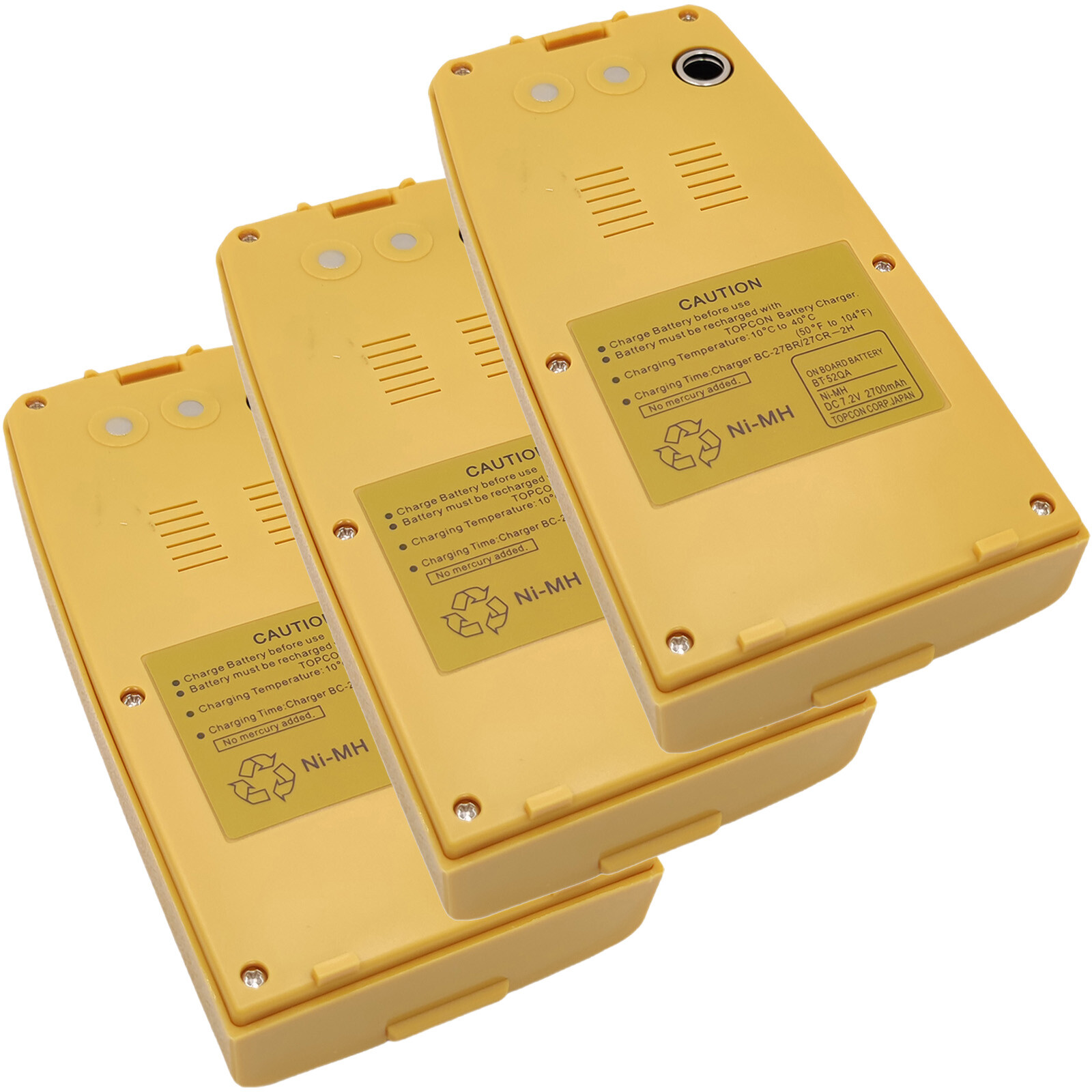 3x 7.2V BT-52QA Total Station Battery NiMH for GTS/GPT Series Surveying BT-52Q