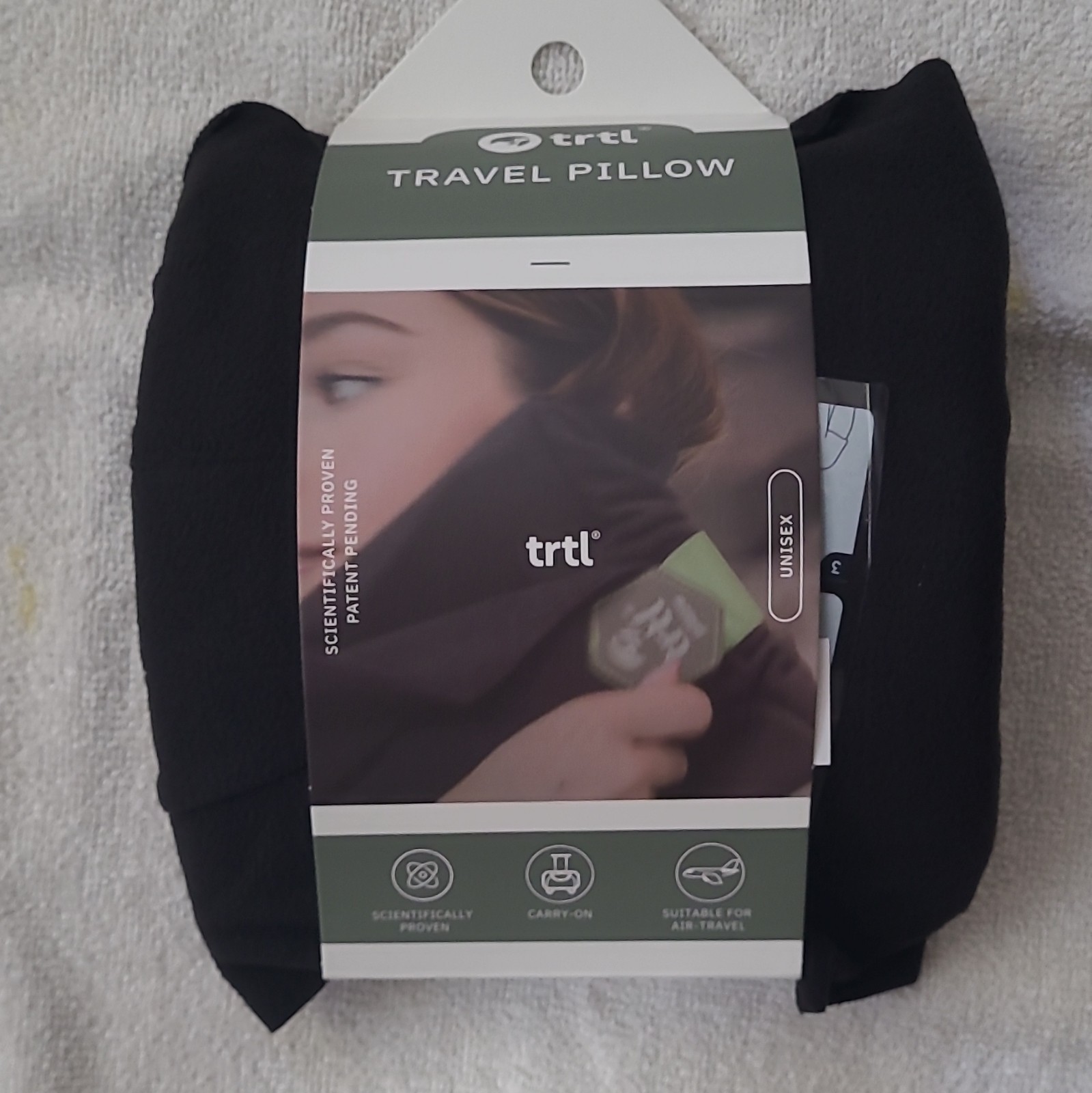 Trtl Neck Support Travel Pillow - Black