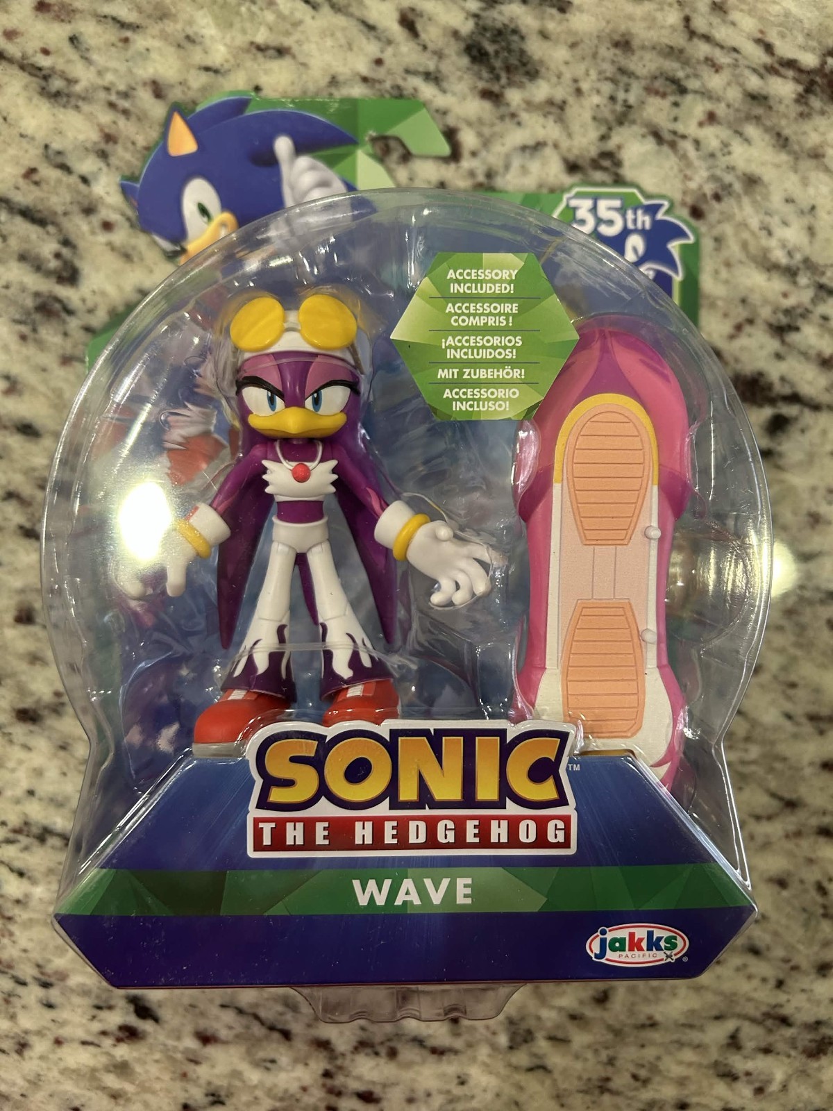 Jakks Pacific Sonic The Hedgehog Wave The Swallow 35th Anniversary 4\