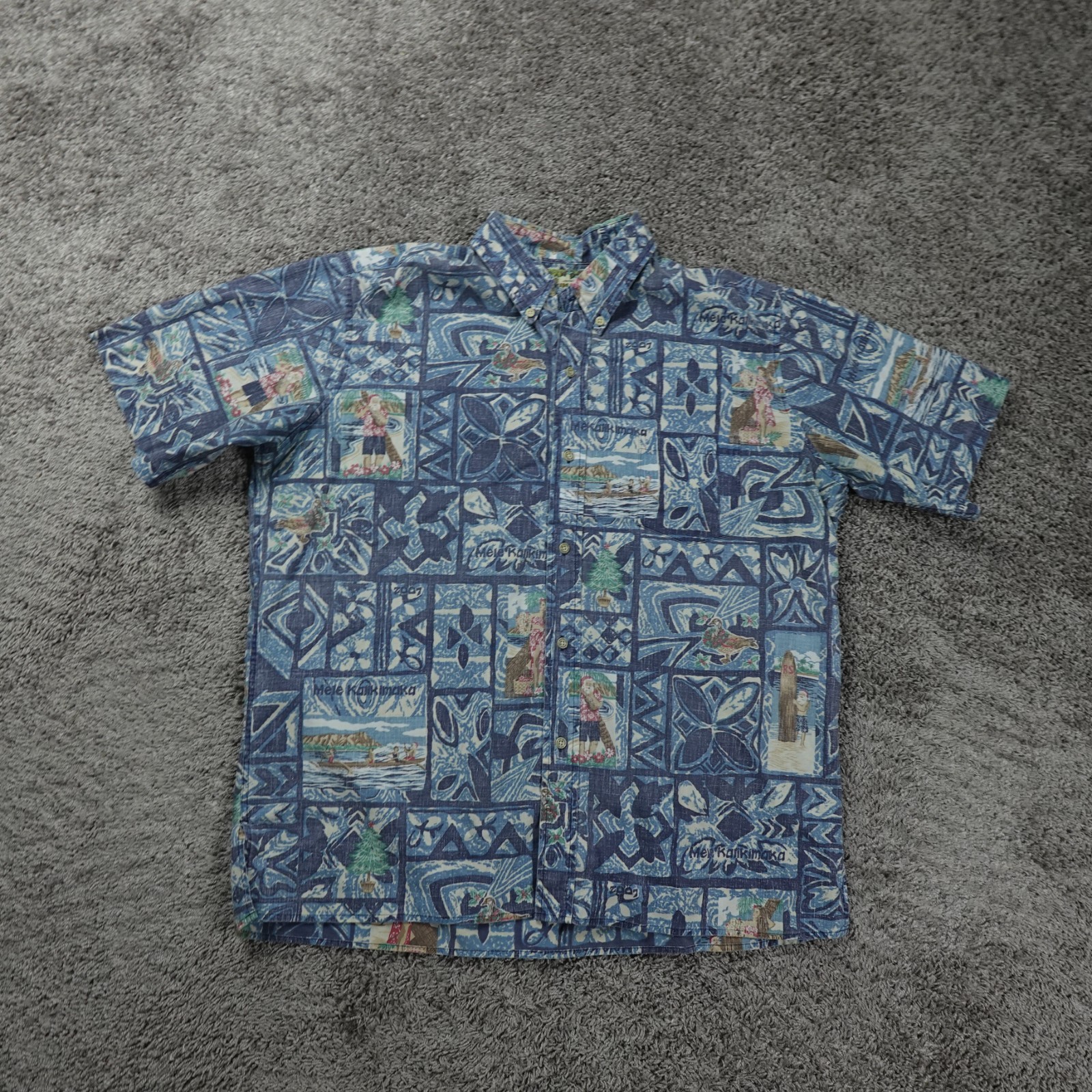 Reyn Spooner Shirt Mens Extra Large Mele Kalikimaka Limited Issue Christmas Reyn Spooner Shirt Mens Extra Large Mele Kalikimaka Limited Issue Christmas