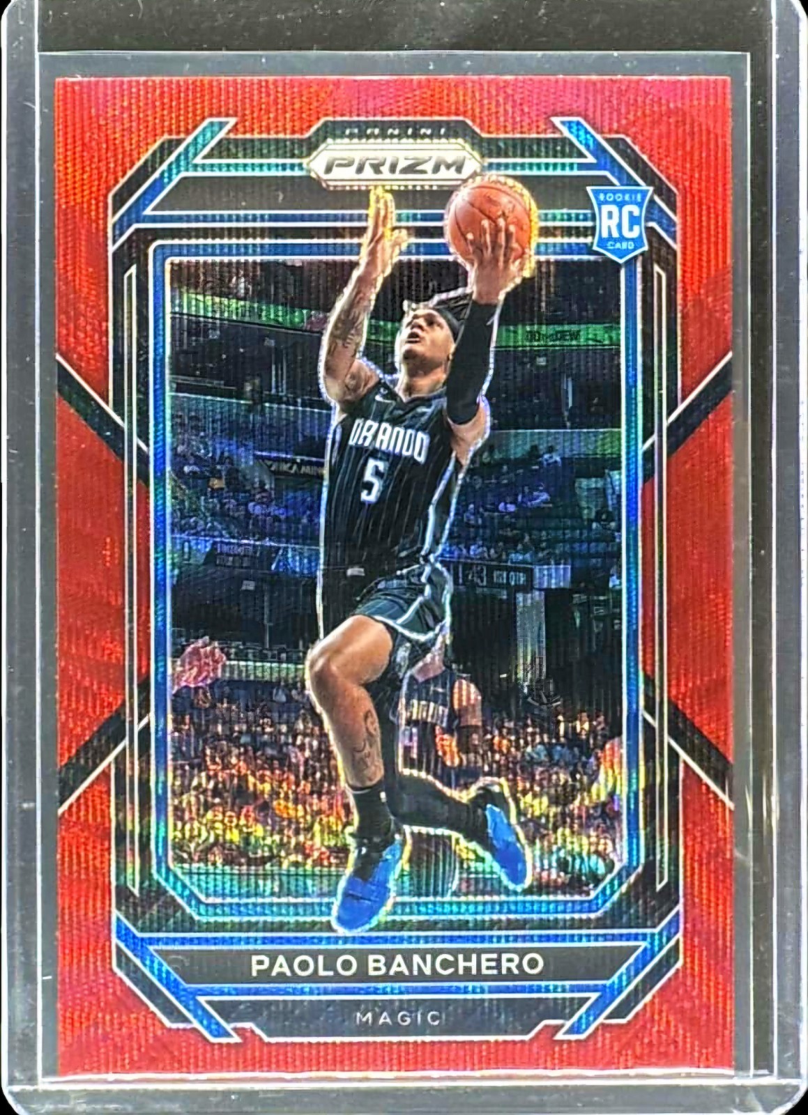 2022-23 Panini Prizm Paolo Banchero RC Ruby Red Wave Rookie #249 Magic 🔴🌊