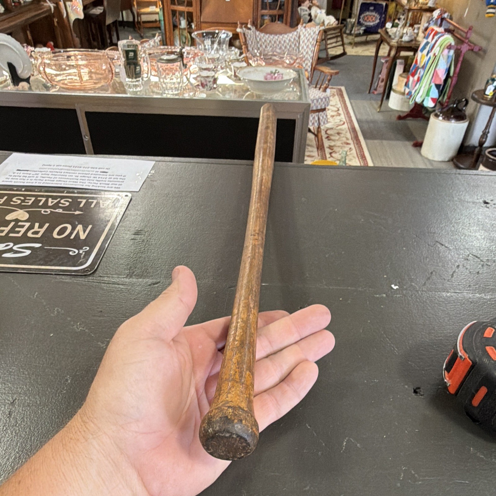 Vintage Wooden stickball Bat Approx 32\ Vintage Wooden stickball Bat Approx 32\