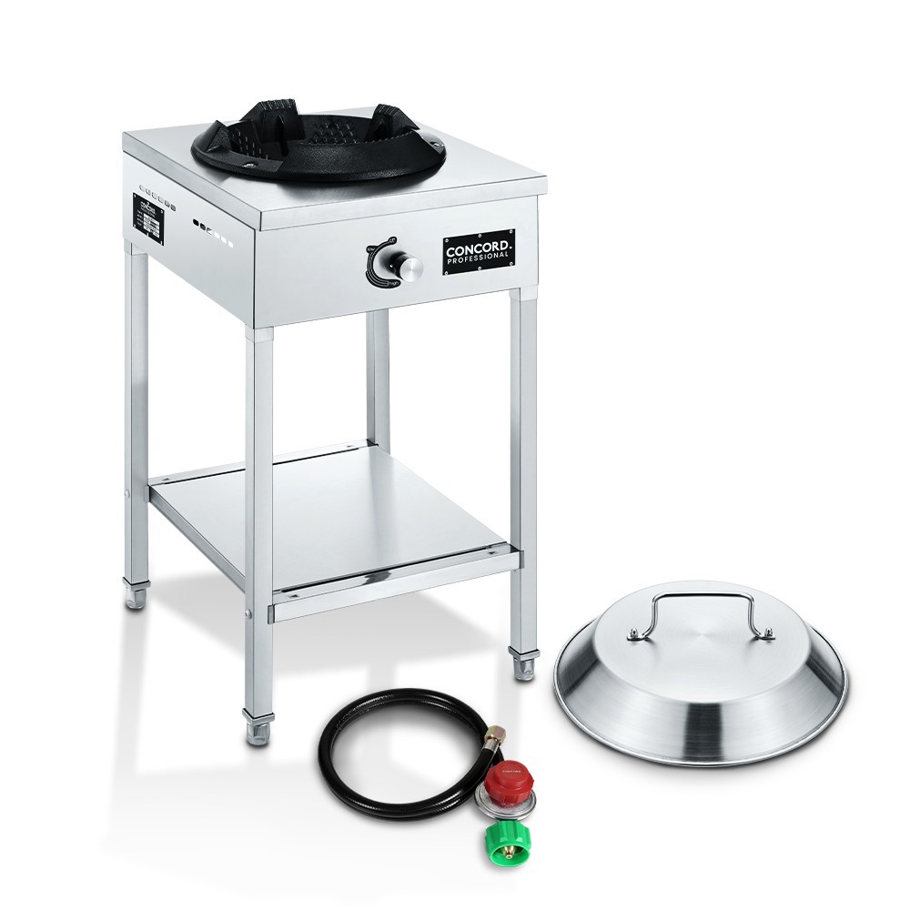 CONCORD Professional Vortex Burner Stainless Steel Commercial Wok Stove