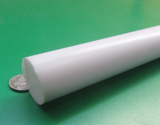 Teflon PTFE Virgin White Rod 1 1/4\