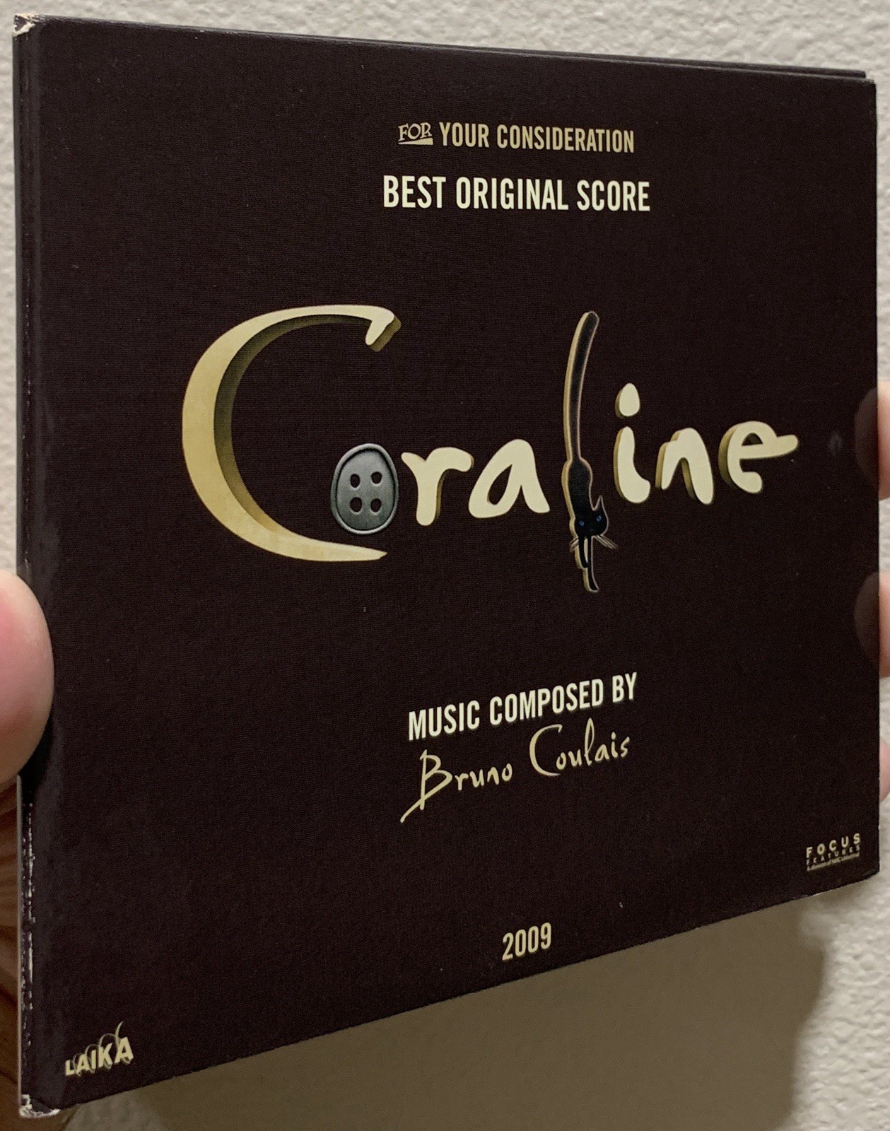 🎹CORALINE Bruno Coulais 2 CD SET Original Score FYC Soundtrack RARE Neil Gaiman